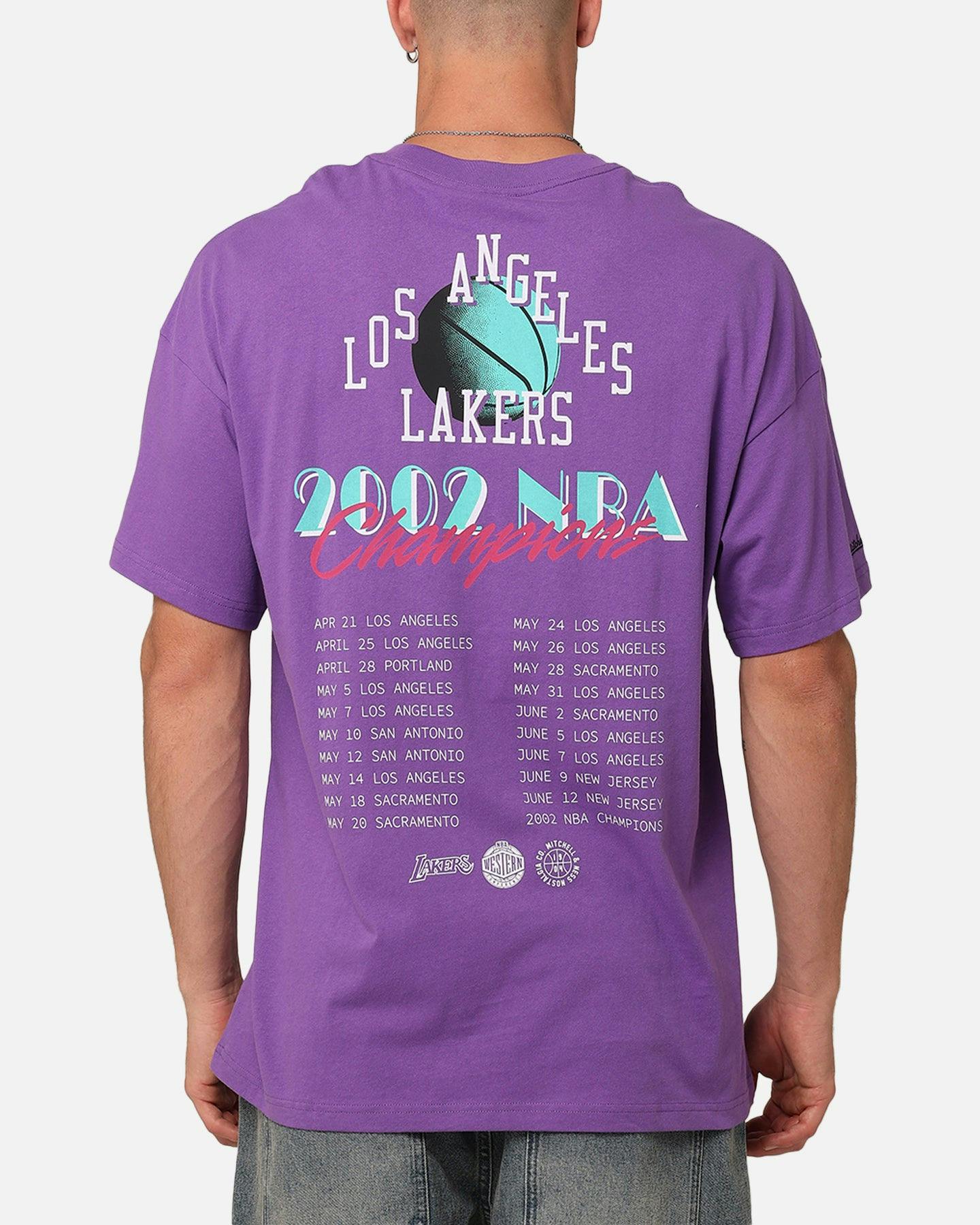 Mitchell & Ness Los Angeles Lakers 2002 Playoffs Tour T-Shirt