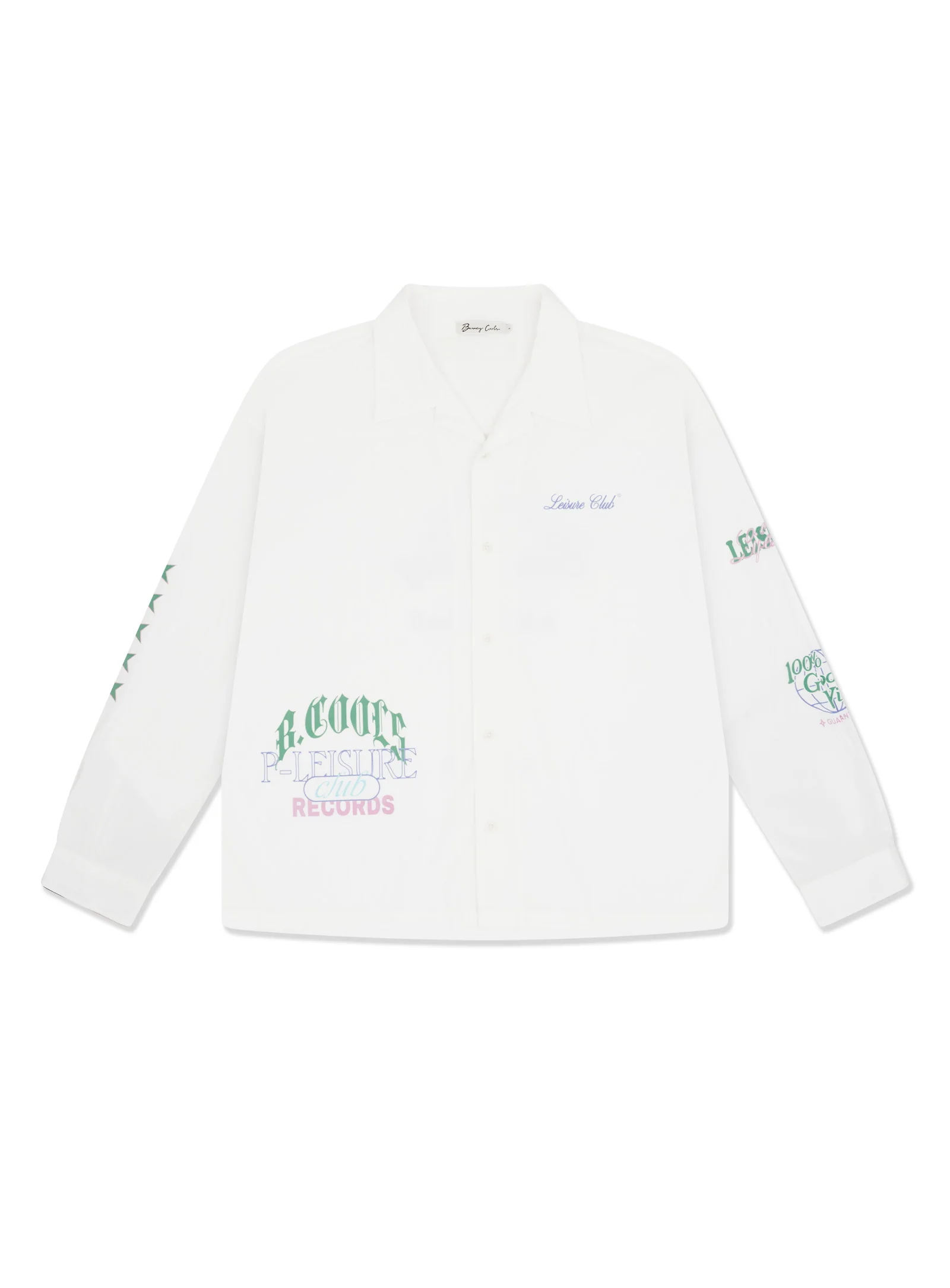 BARNEY COOLS Medley ls shirt - White