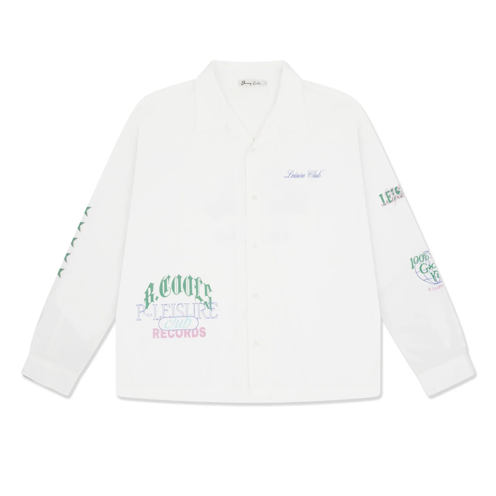 BARNEY COOLS Medley ls shirt - White