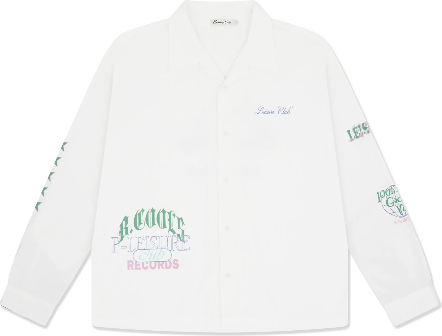 BARNEY COOLS Medley ls shirt - White