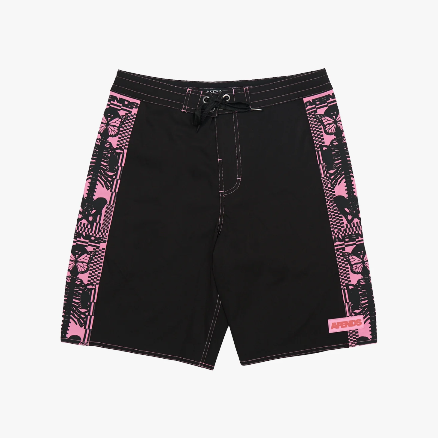 AFENDS Boned- Surf Related V2 Boardshorts 20" - Black