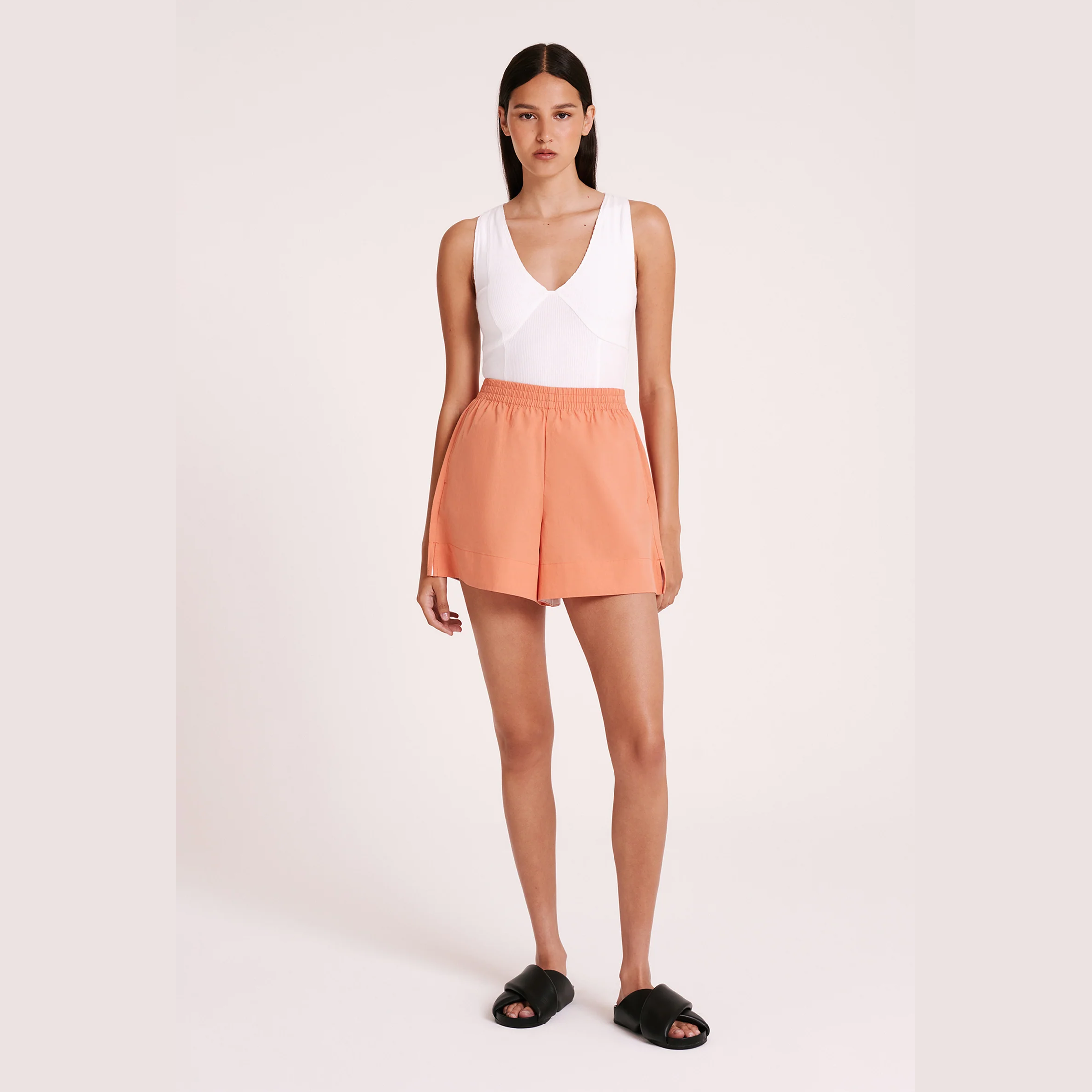 NUDE LUCY Sigrid Poplin Short - Watermelon
