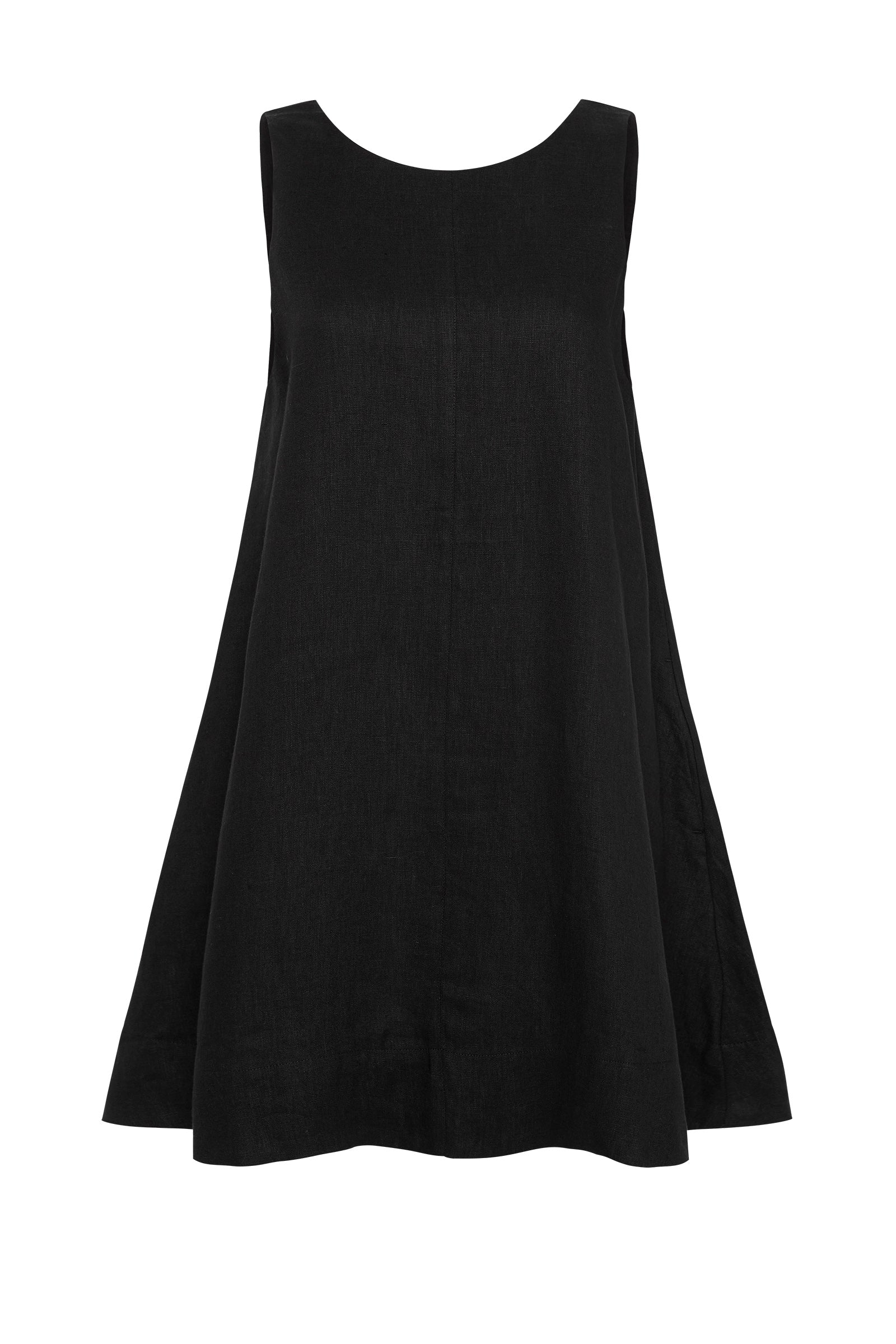 NUDE LUCY Nemi linen dress - Black