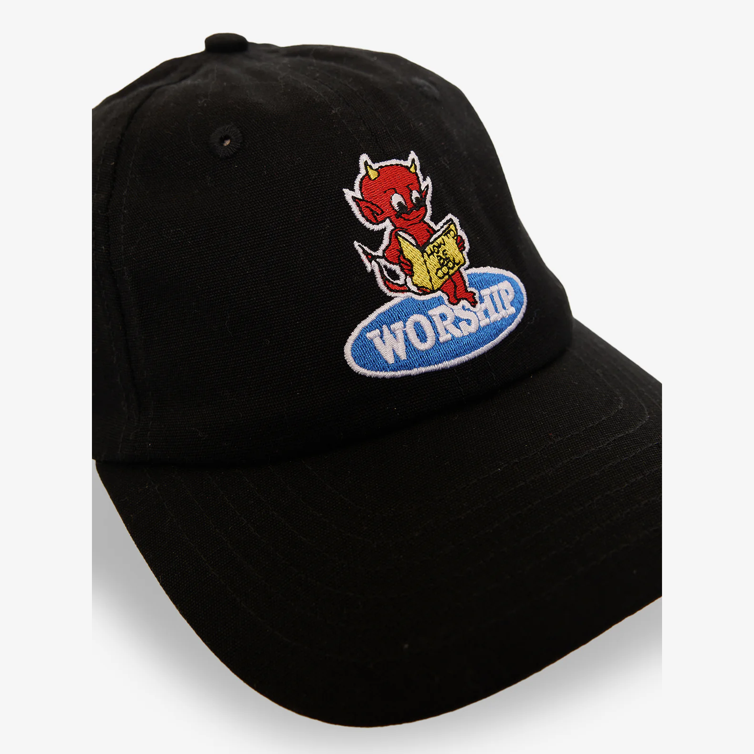 WORSHIP Be Cool 6 Panel Hat - Black