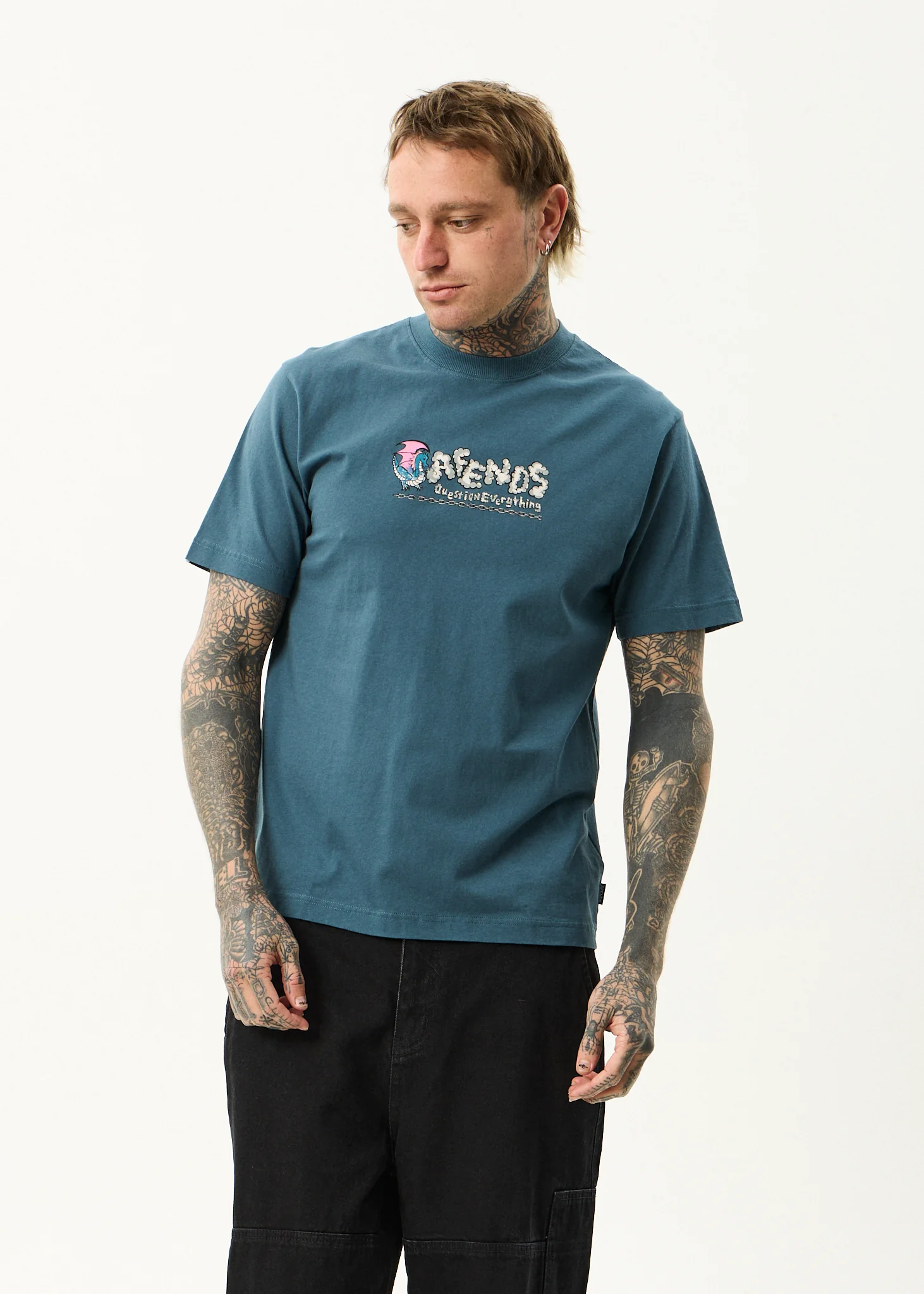 AFENDS Huffenpuff retro tee - Fuel