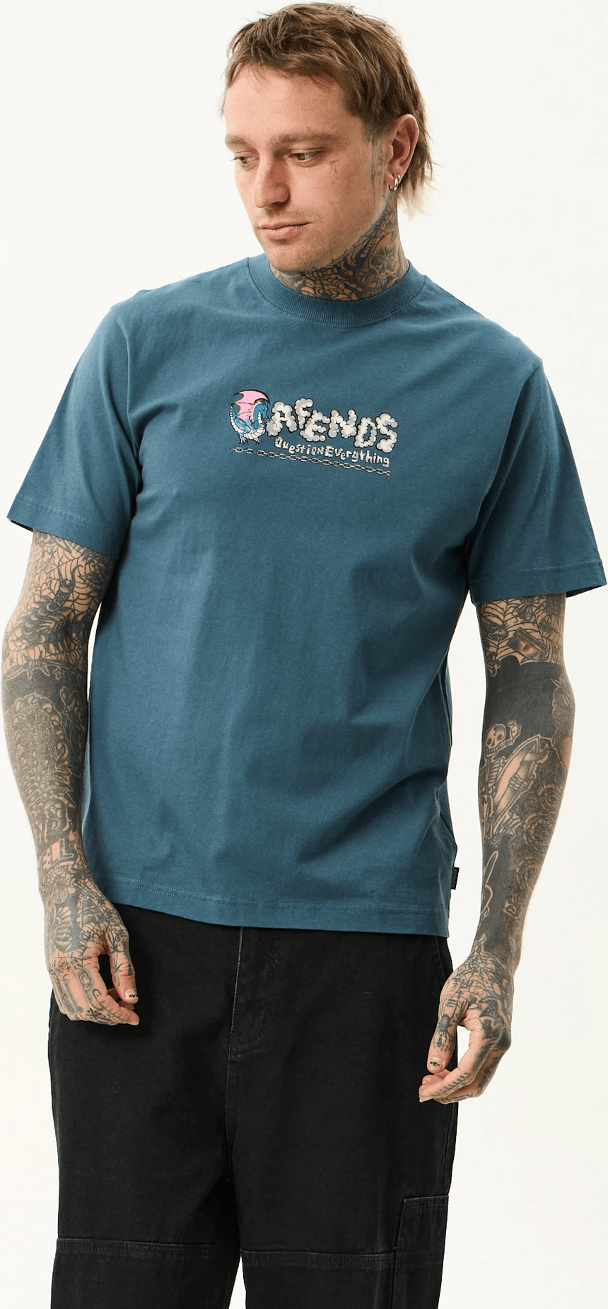 AFENDS Huffenpuff retro tee - Fuel