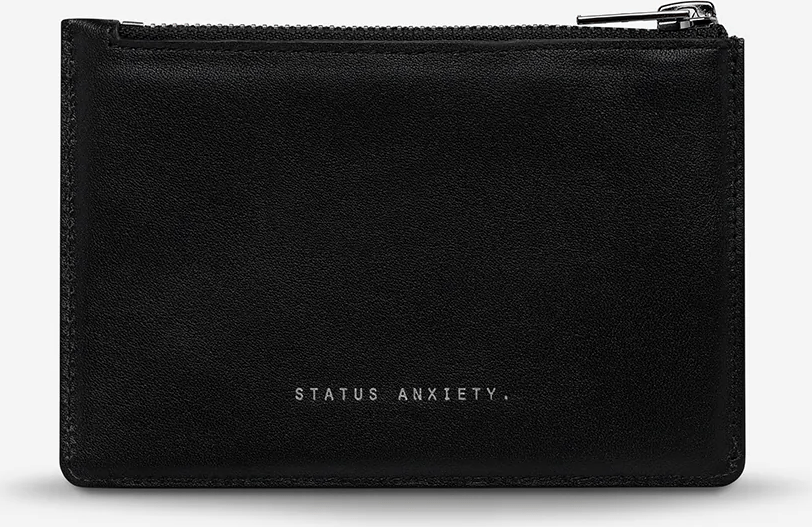 STATUS ANXIETY Gone Again Wallet - Black Nappa