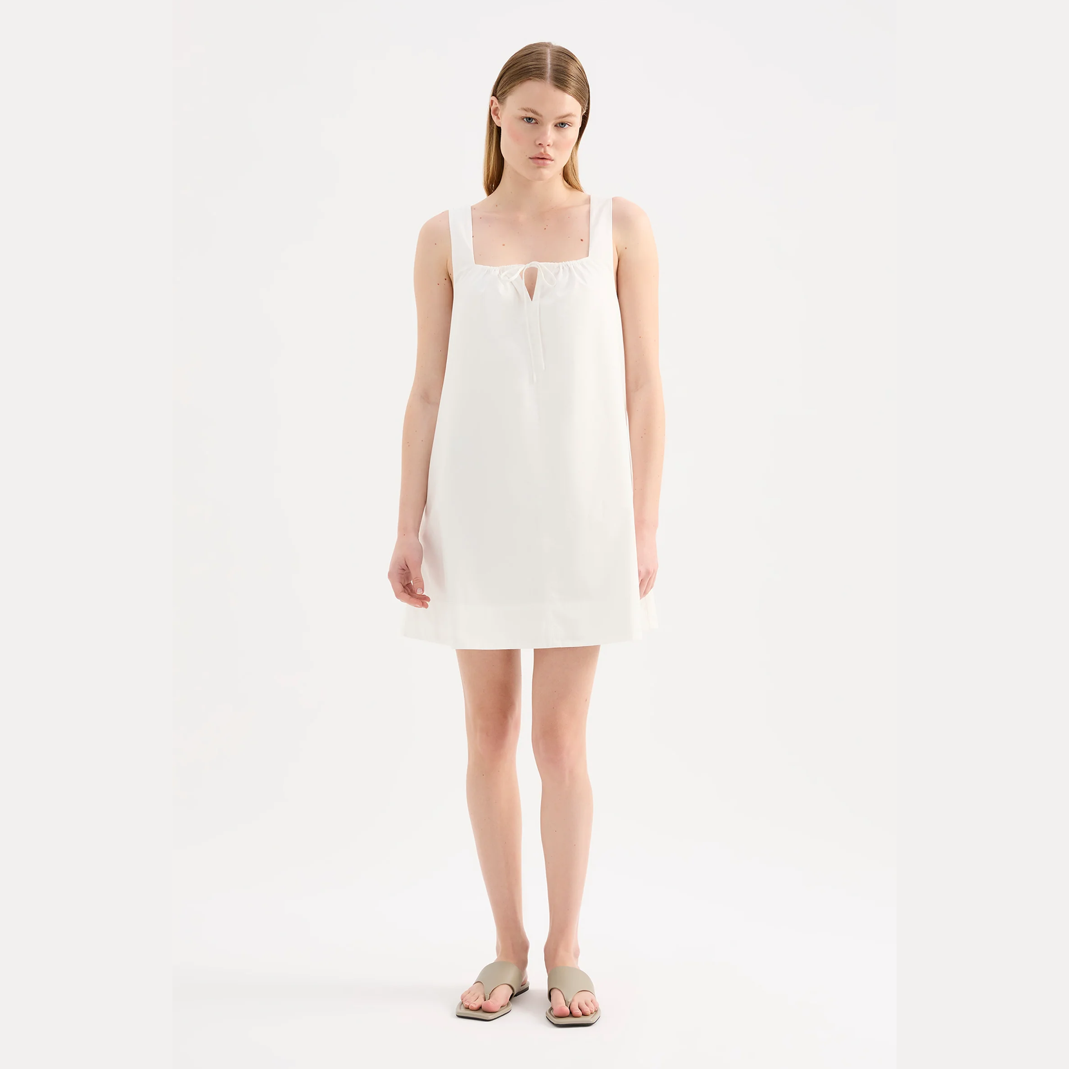 NUDE LUCY Alexis mini dress - White