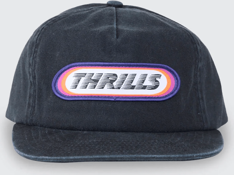 THRILLS Built To Win 5 Panel Cap - Black