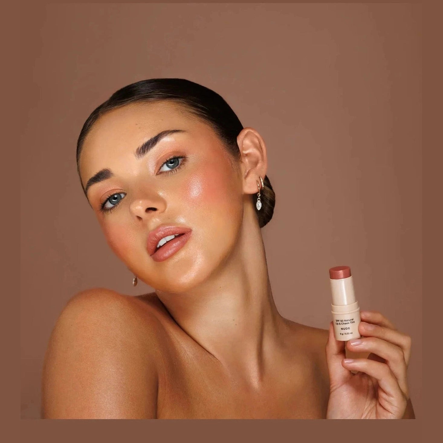 AVOCADO ZINC SPF 50 Natural lip & cheek tint - Nude
