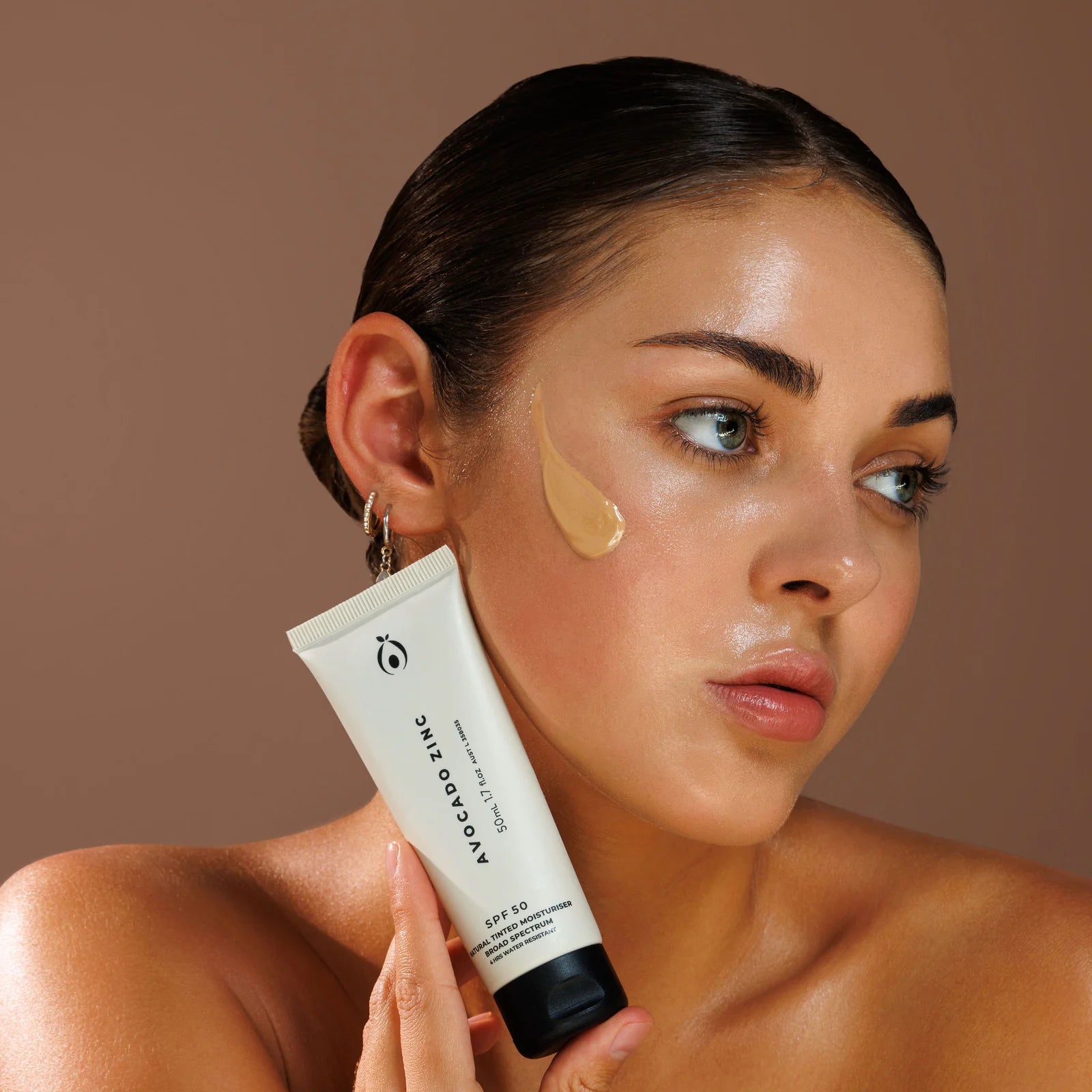 AVOCADO ZINC spf 50 natural tinted moisturizer - light-medium