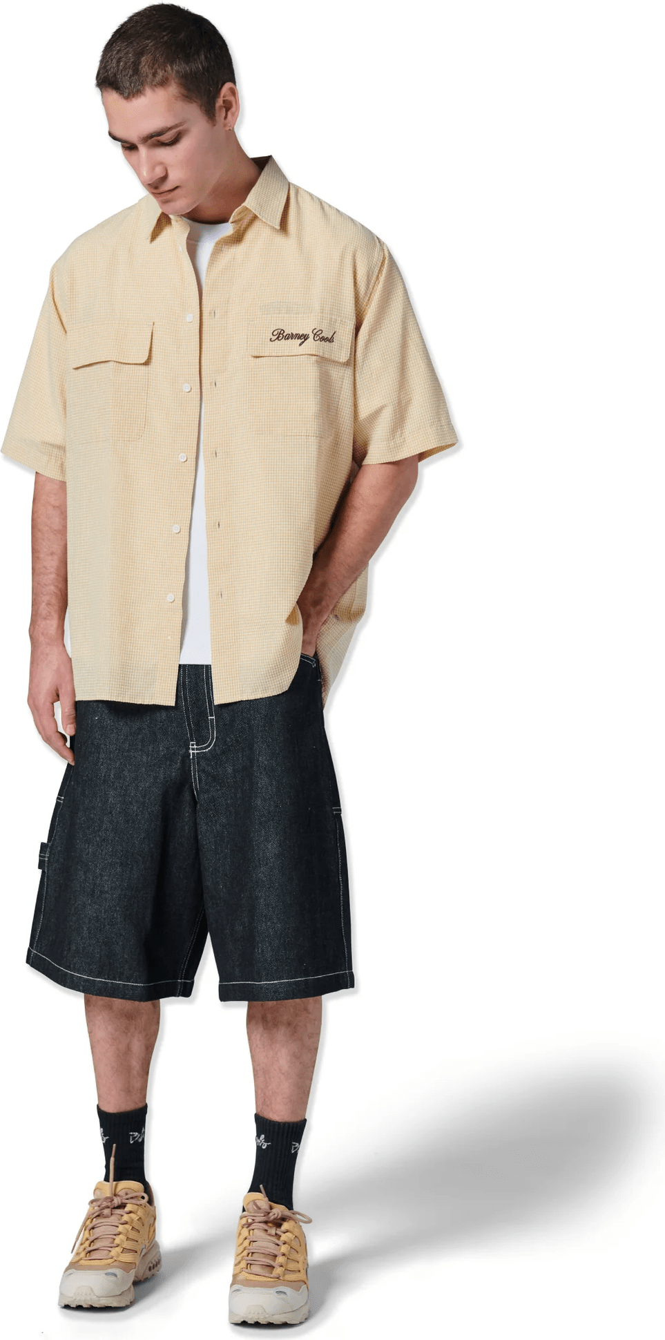 BARNEY COOLS DTD Shirt Beige