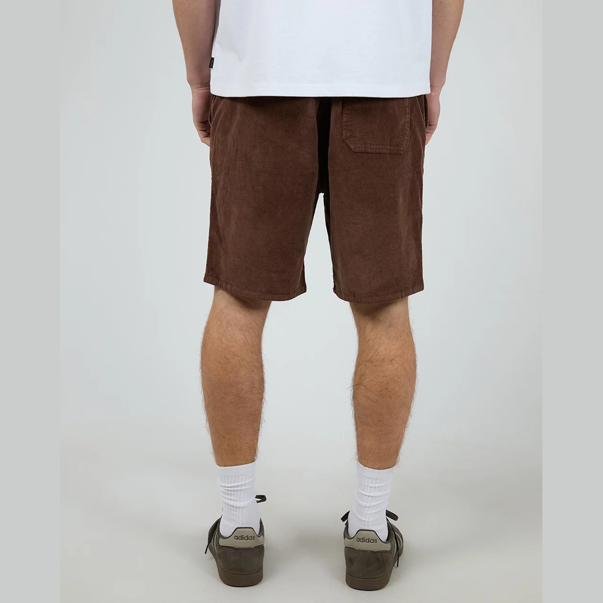 SILENT THEORY Cord short - Brown