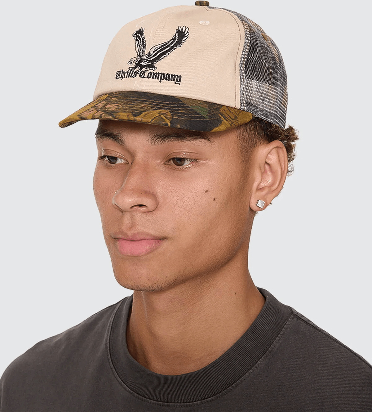 THRILLS Seen & Heard 6 Panel Short Brim Cap - Camo