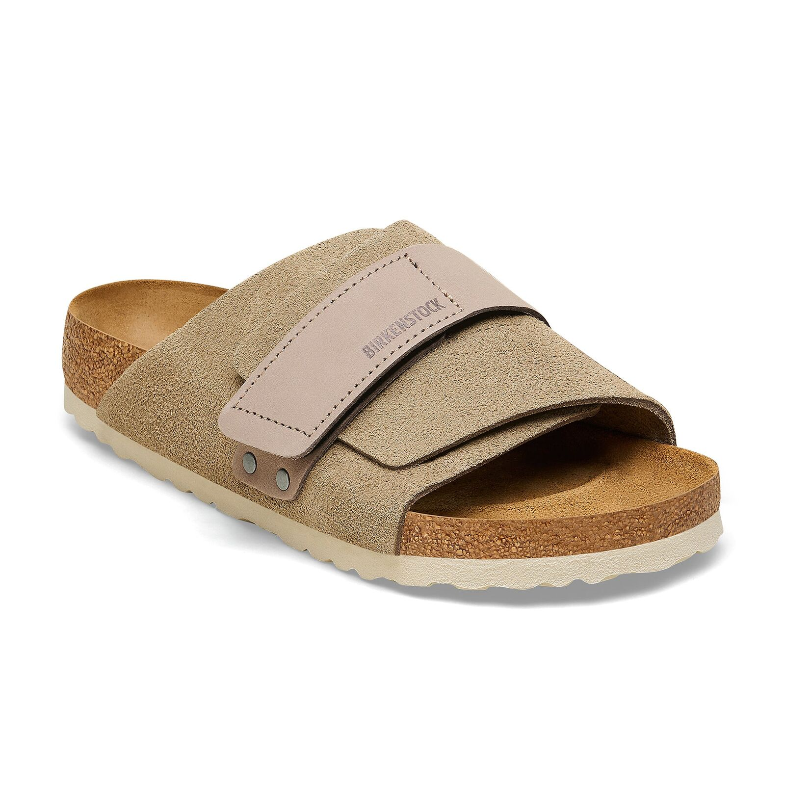BIRKENSTOCK Kyoto taupe suede/nubuck leather regular