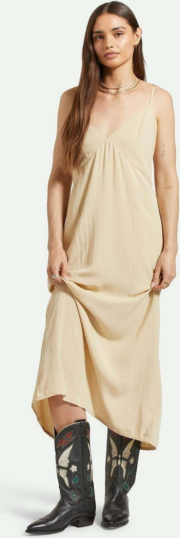 BRIXTON Vintage Slip Dress - Vintage white