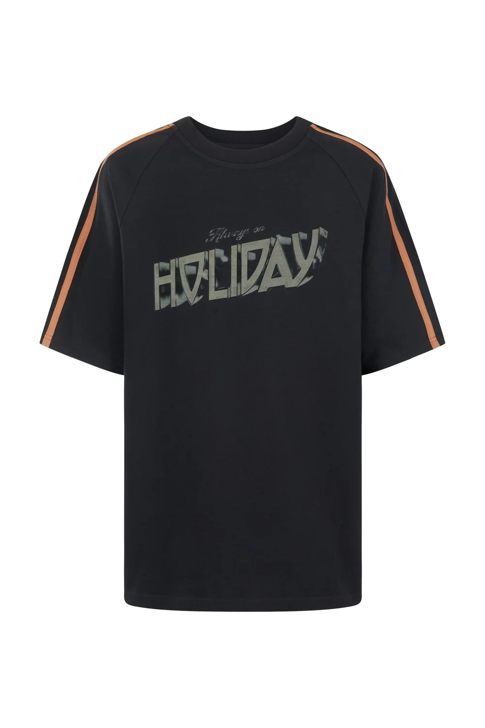 SEA STREET AOH Raglan tee - Washed black