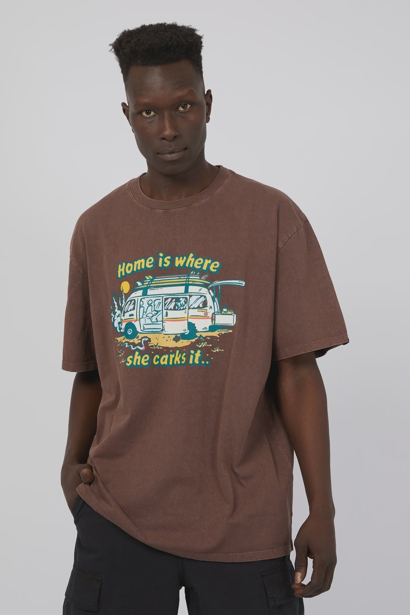 St Goliath Carks It Tee - Brown