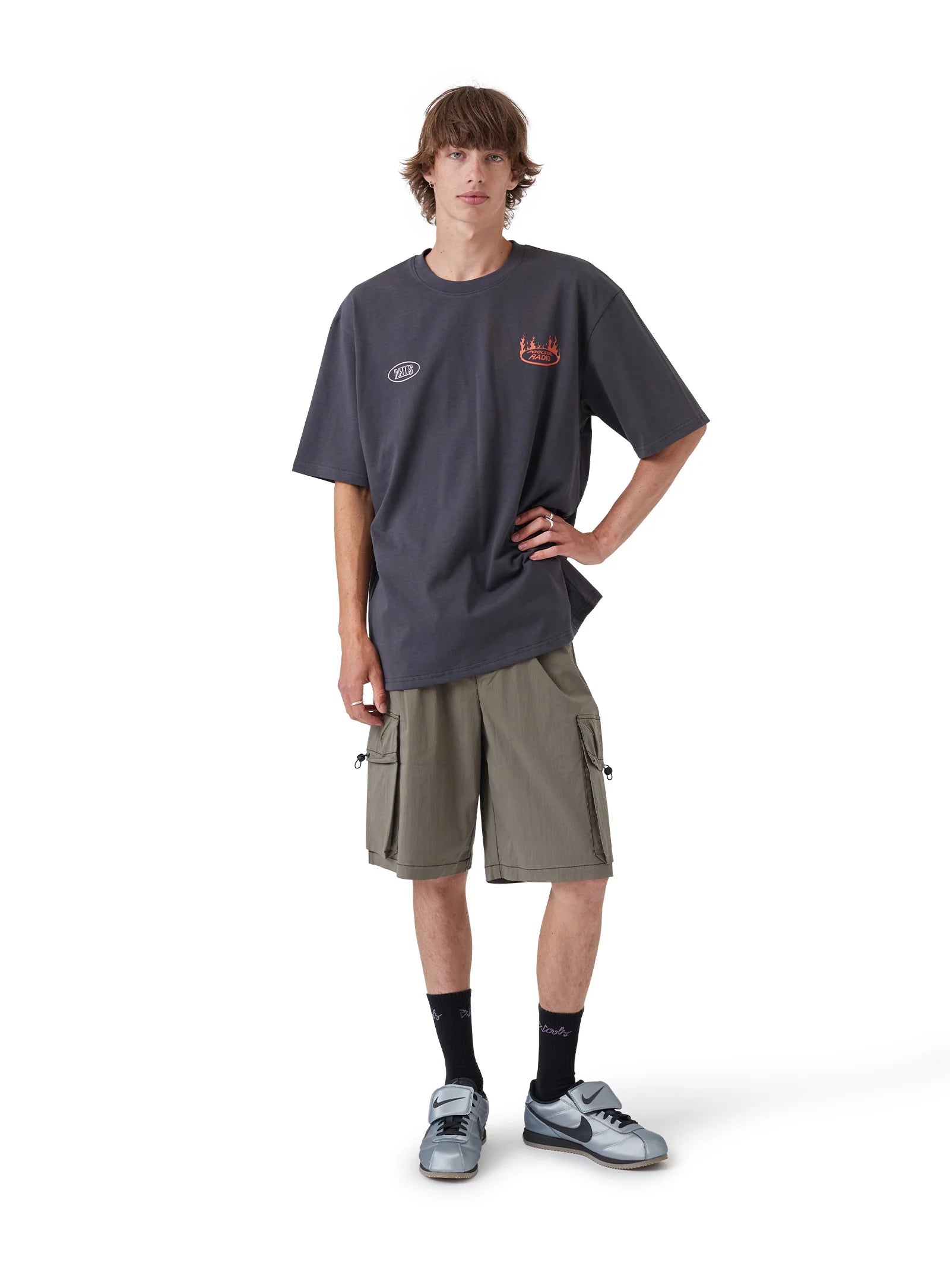 BARNEY COOLS NWO Tee- Washed Black