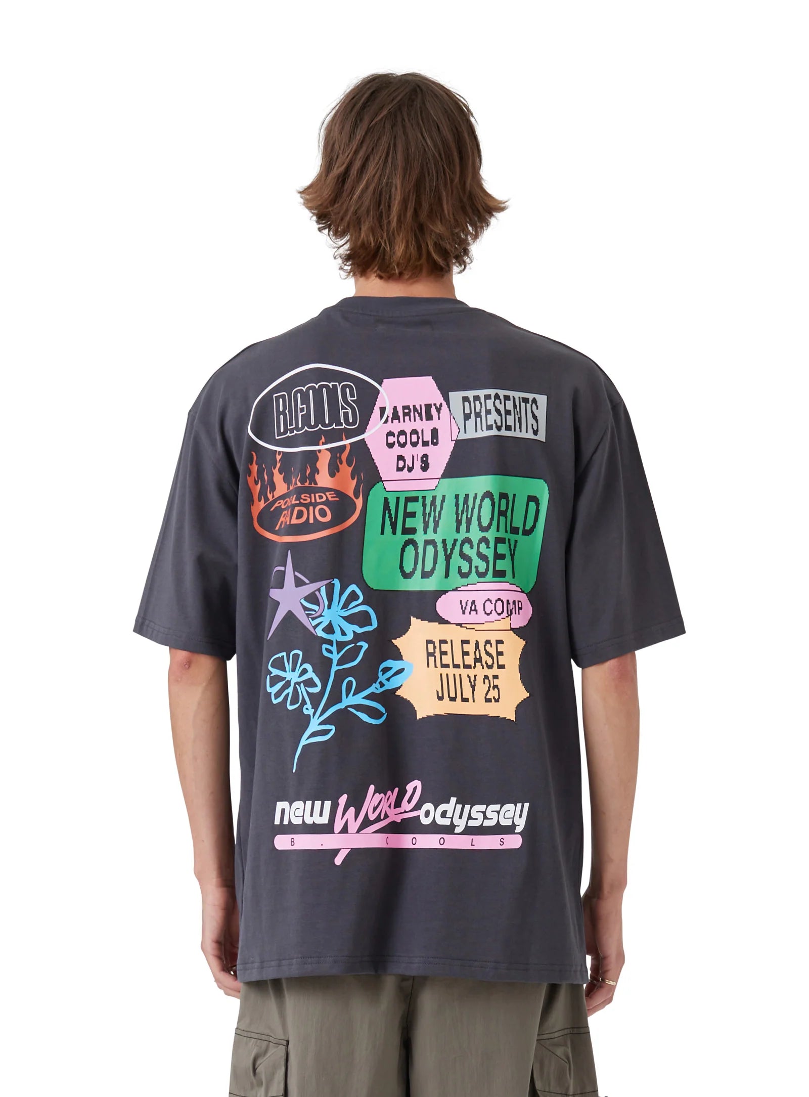 BARNEY COOLS NWO Tee- Washed Black