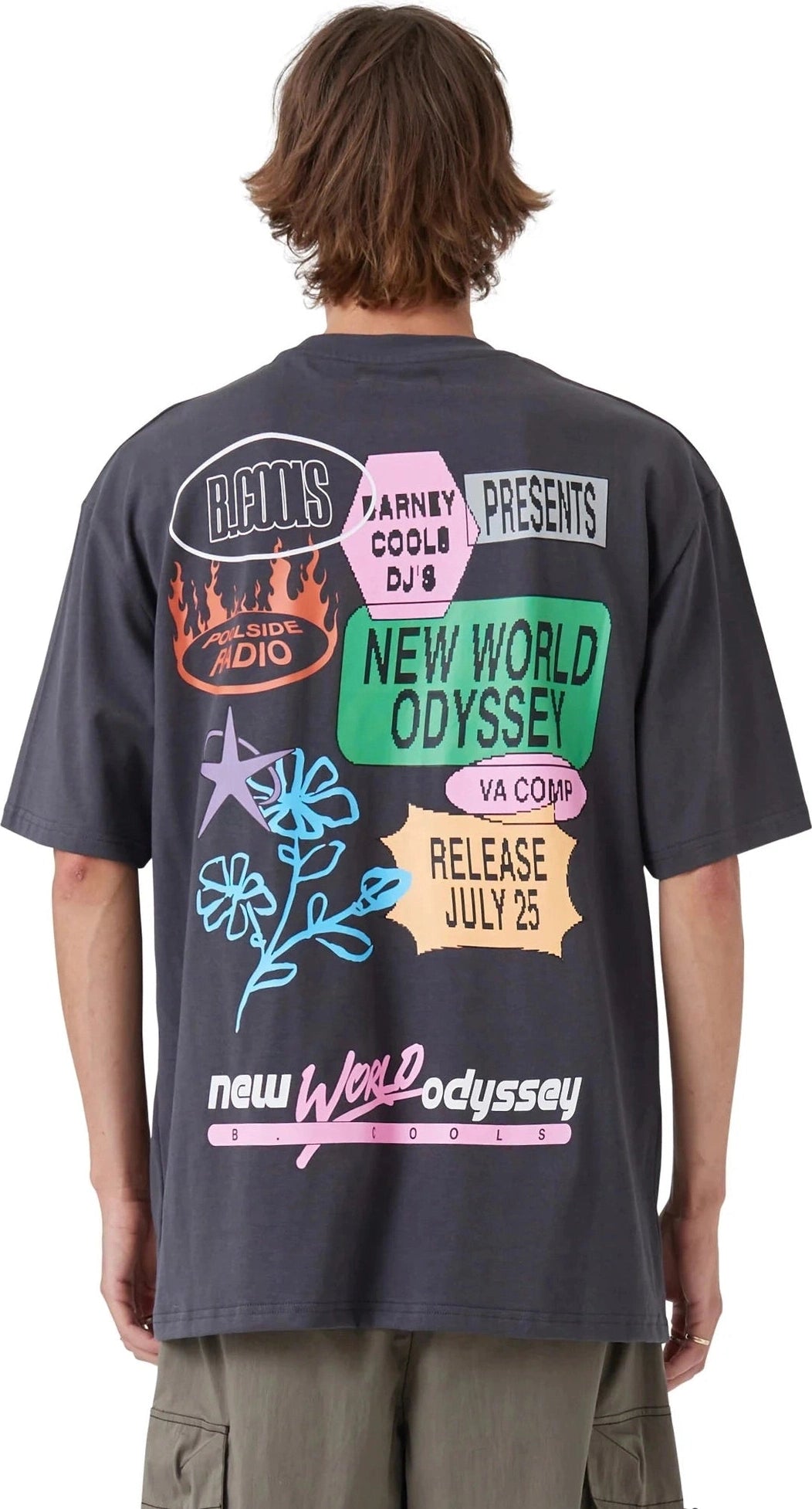 BARNEY COOLS NWO Tee- Washed Black