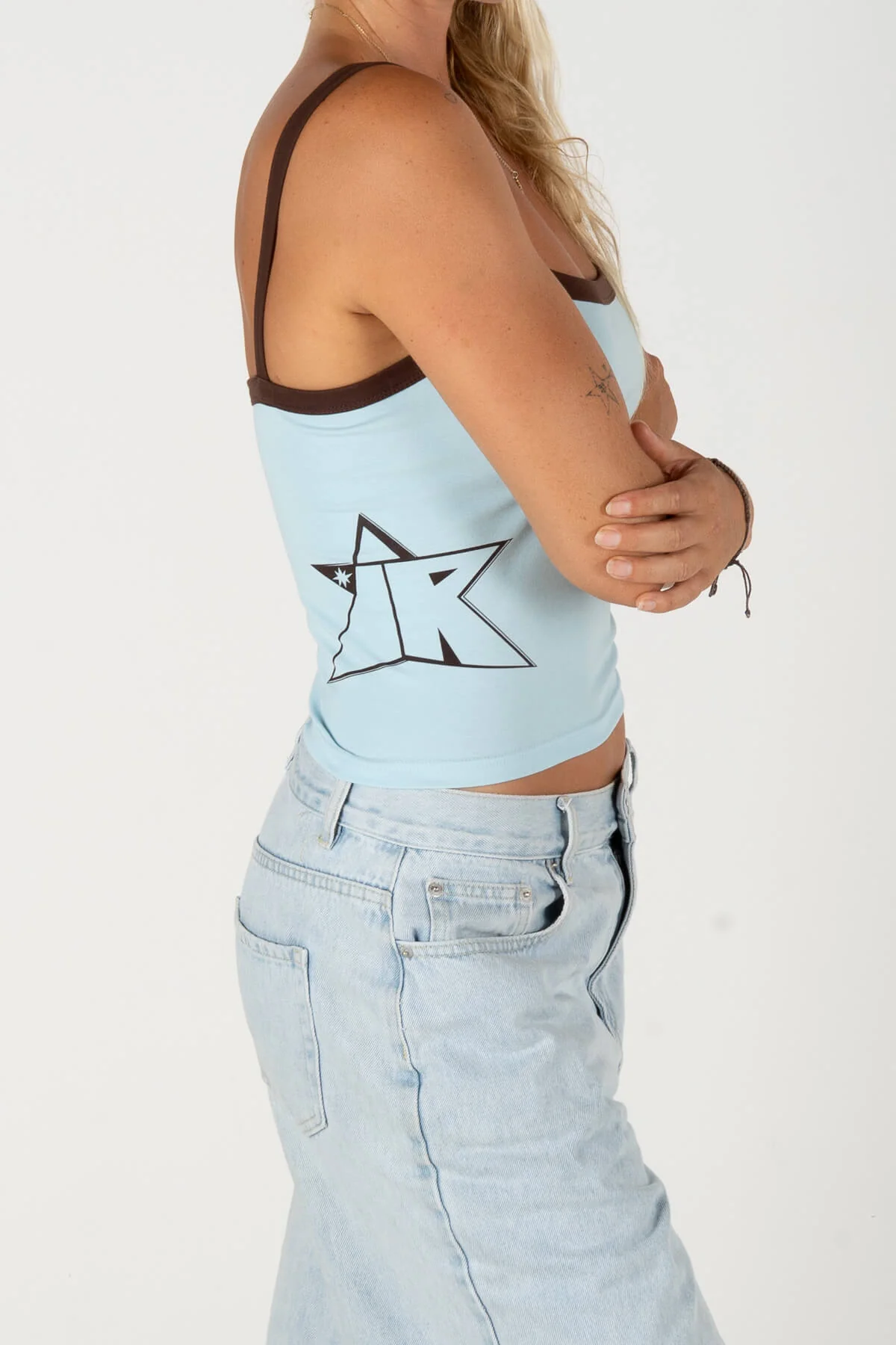 INNER RELM Five point singlet - Blue
