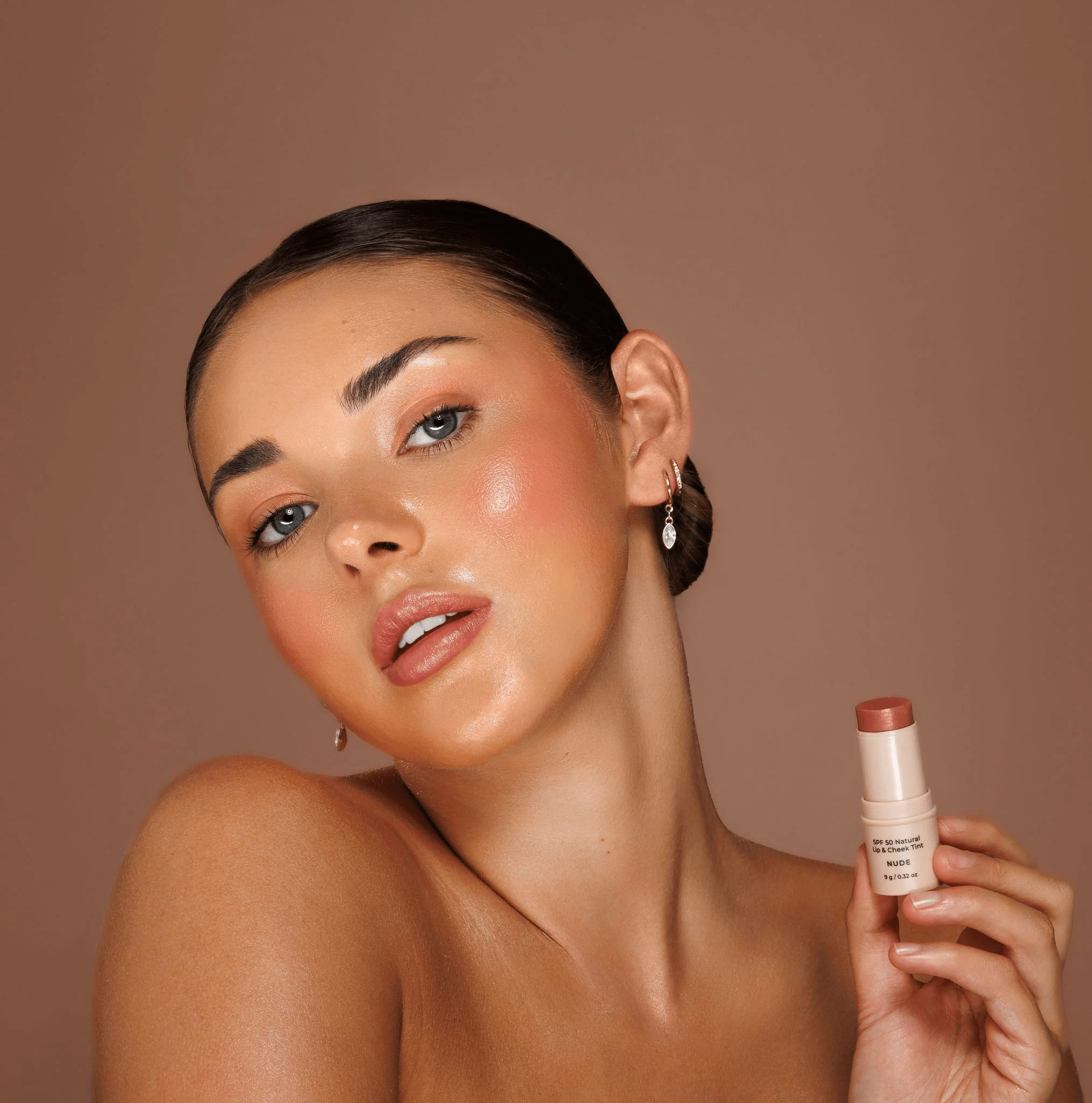 AVOCADO ZINC SPF 50 Natural lip & cheek tint - Nude