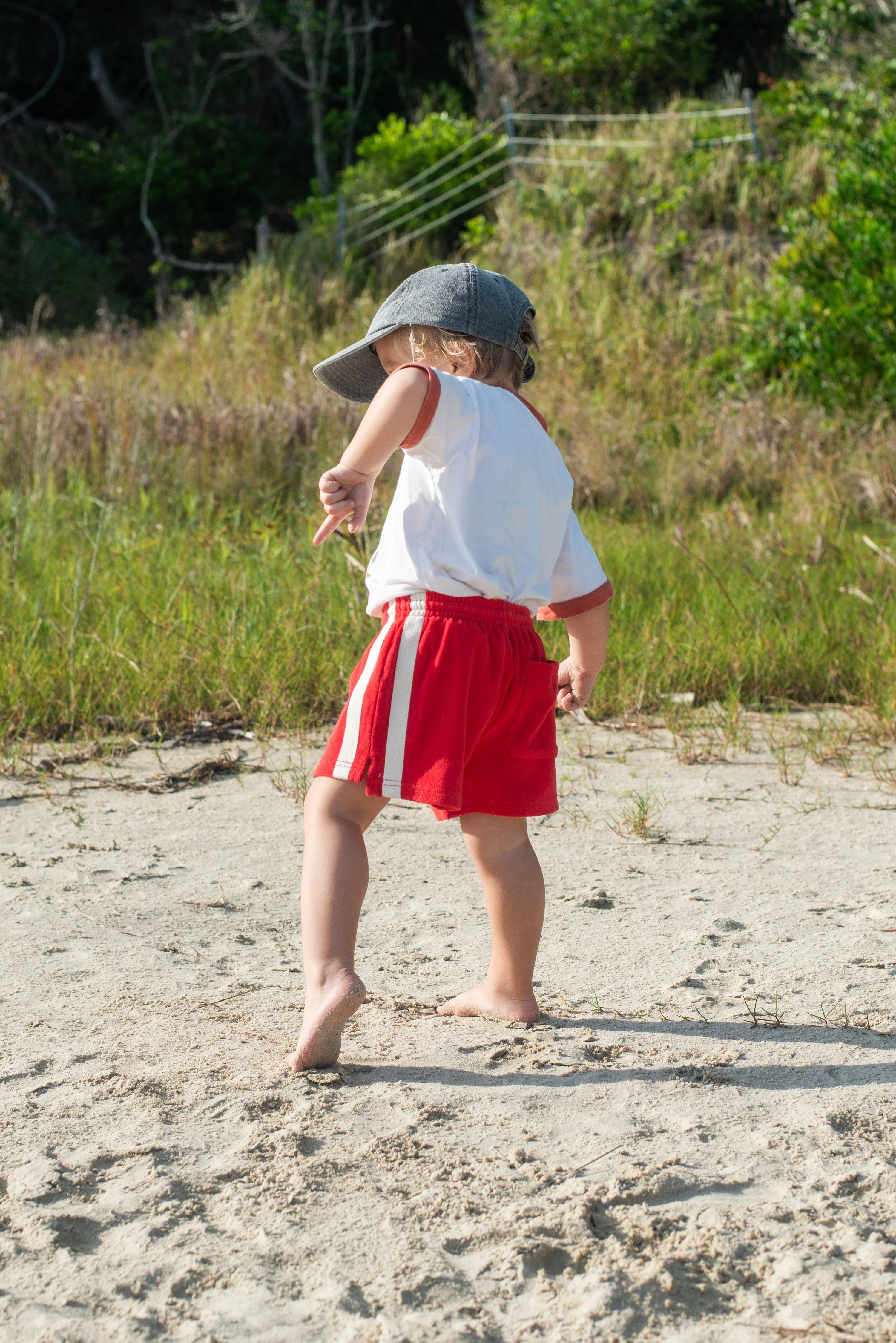 ATMOSEA Mini Terry Towelling Shorts - Chilli
