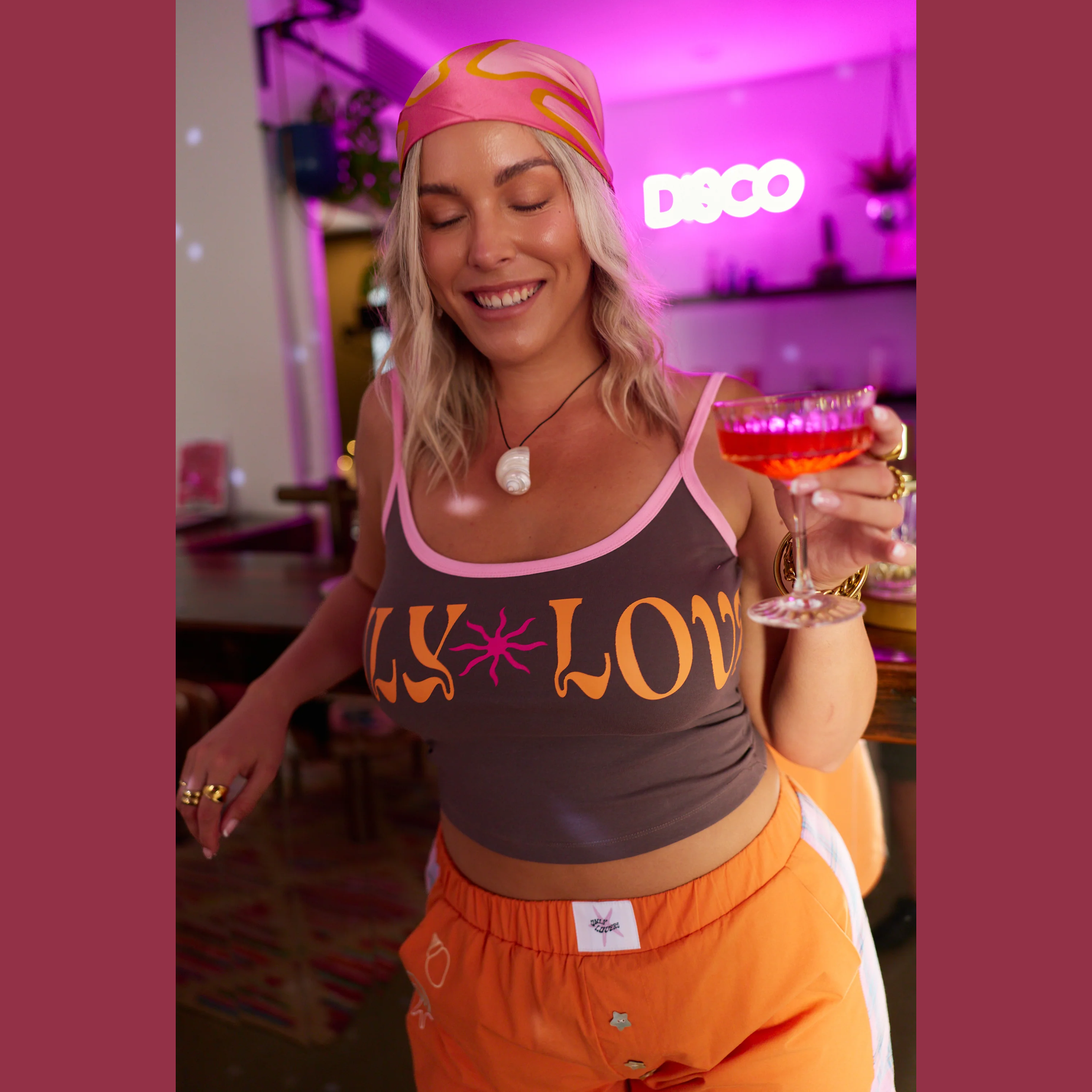 ONLY LOVERS LEFT Only Love Singlet - Basalt