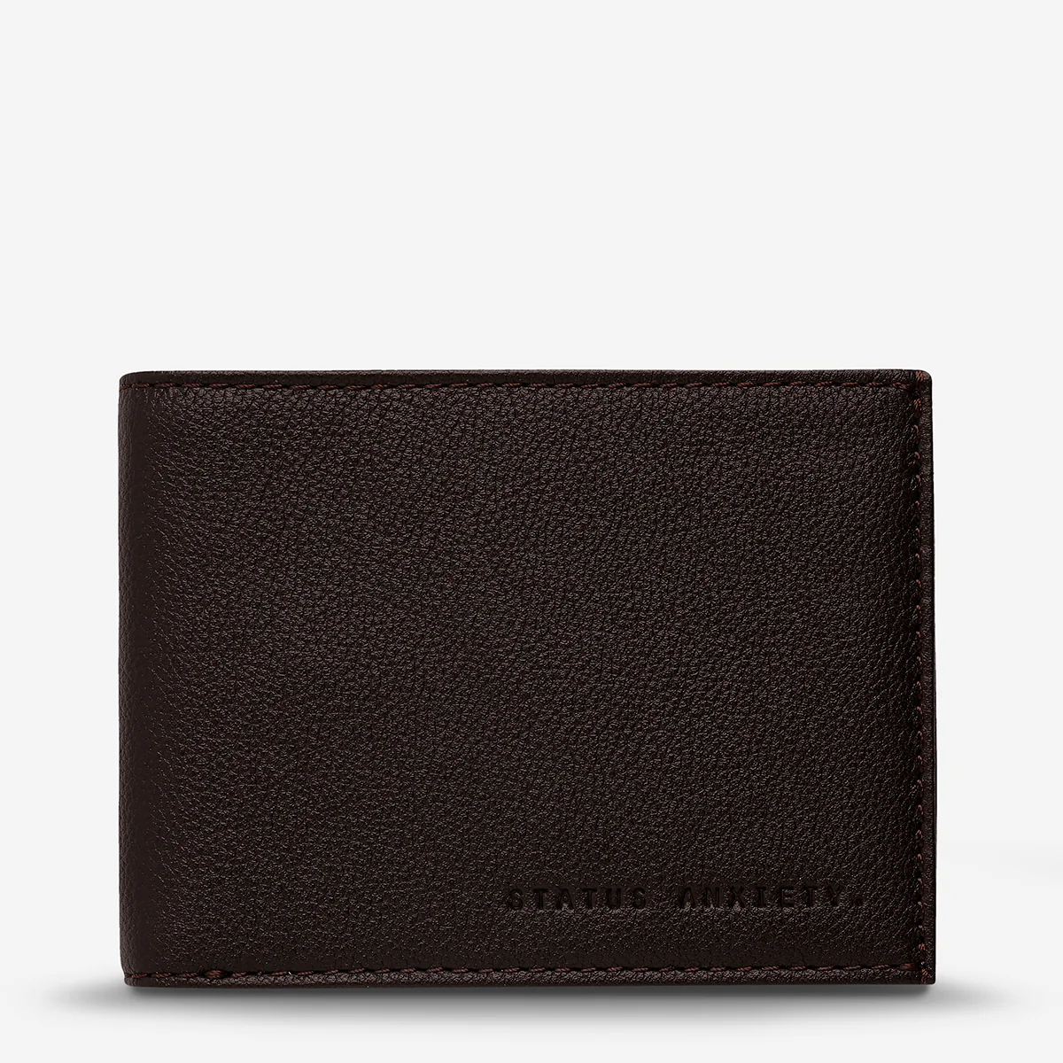 STATUS ANXIETY Noah wallet - chocolate
