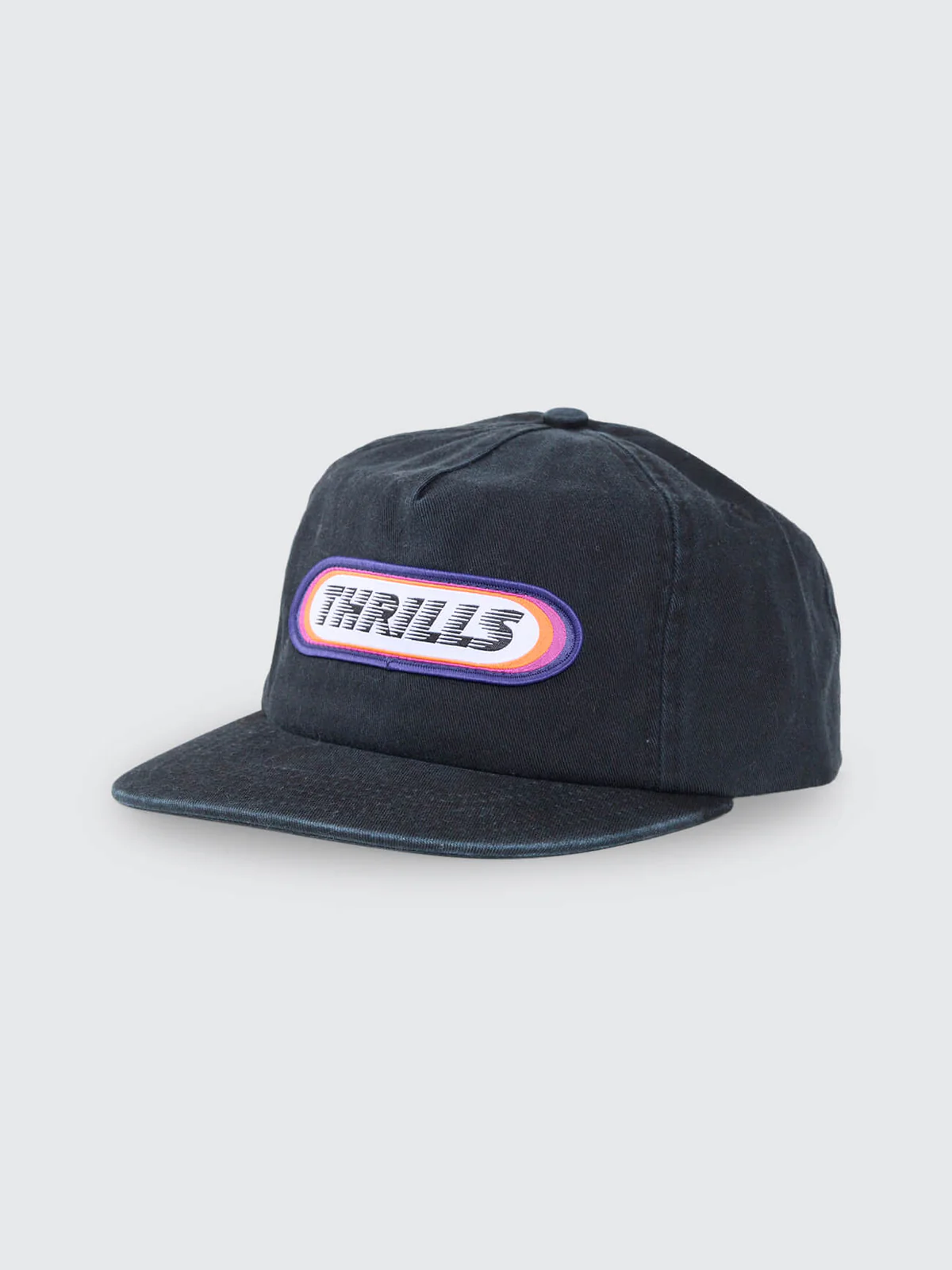 THRILLS Built To Win 5 Panel Cap - Black