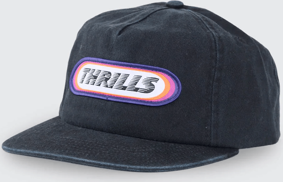 THRILLS Built To Win 5 Panel Cap - Black