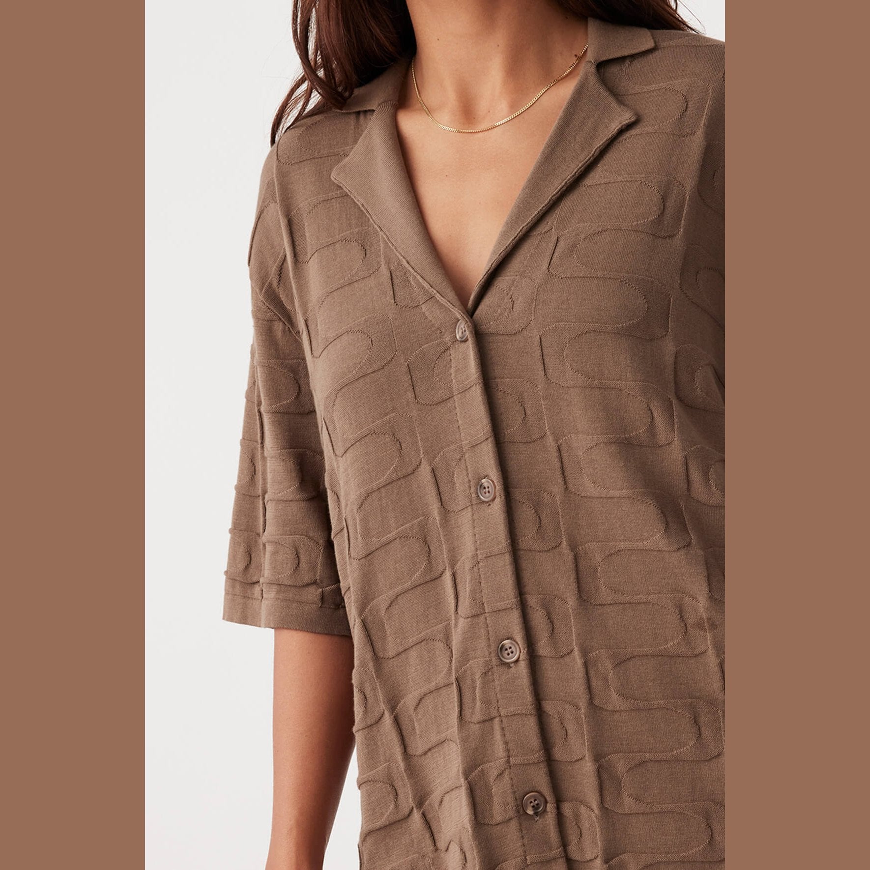 ARCAA Lara Organic Cotton Shirt - Cacao
