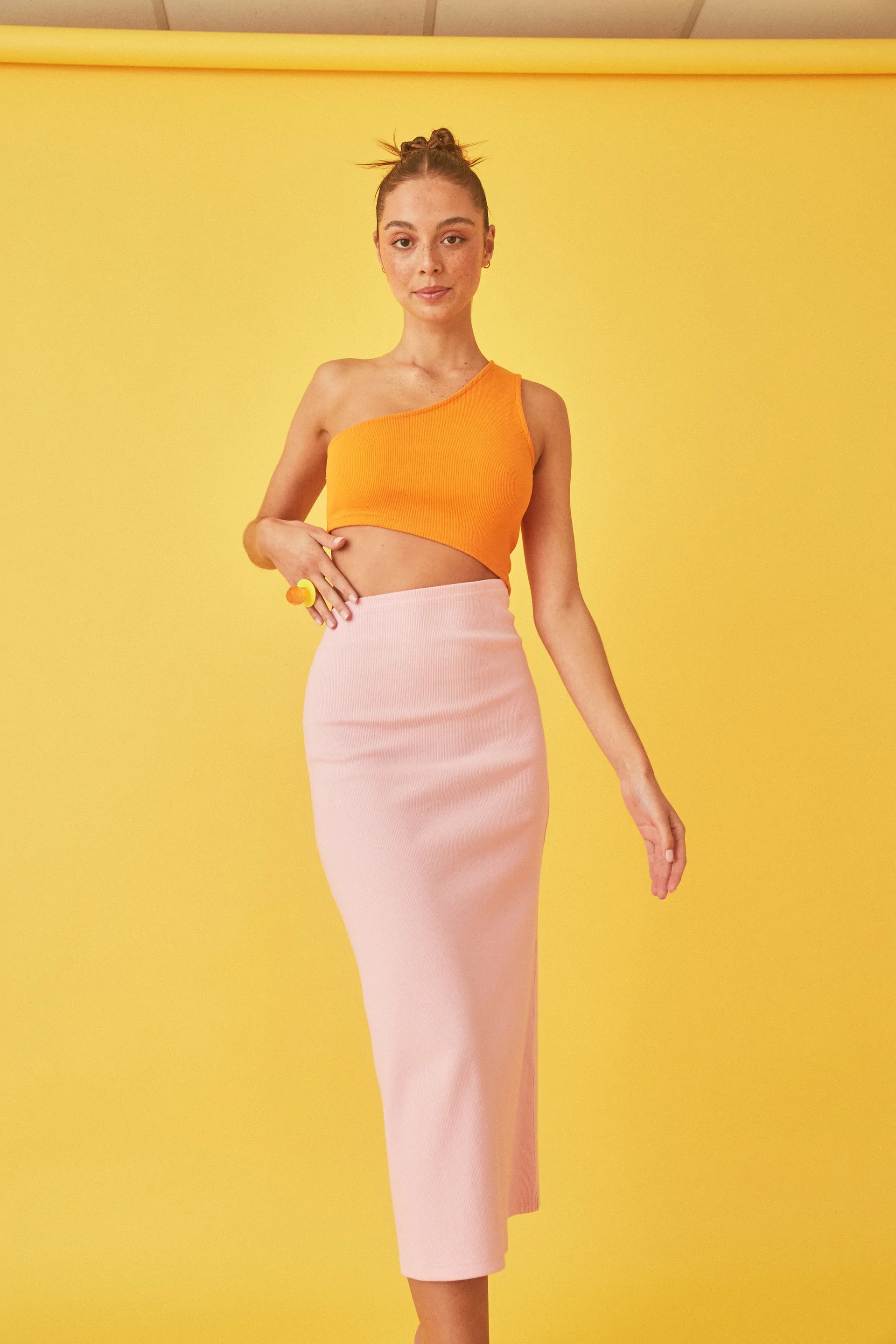 Summi Summi Gemini Midi - Tangerine / Candy Pink
