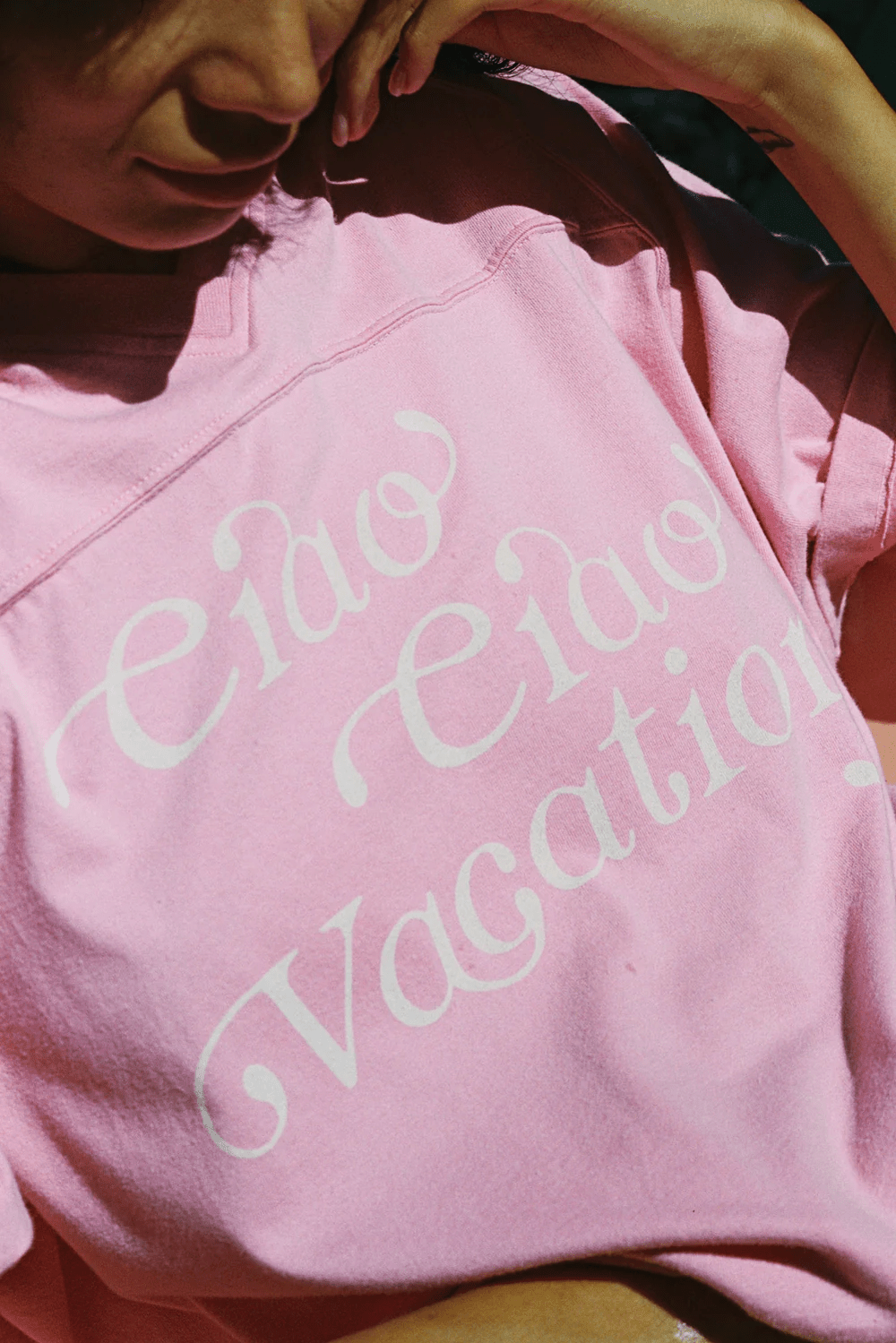 CIAO CIAO Vacay crop tee - Pink