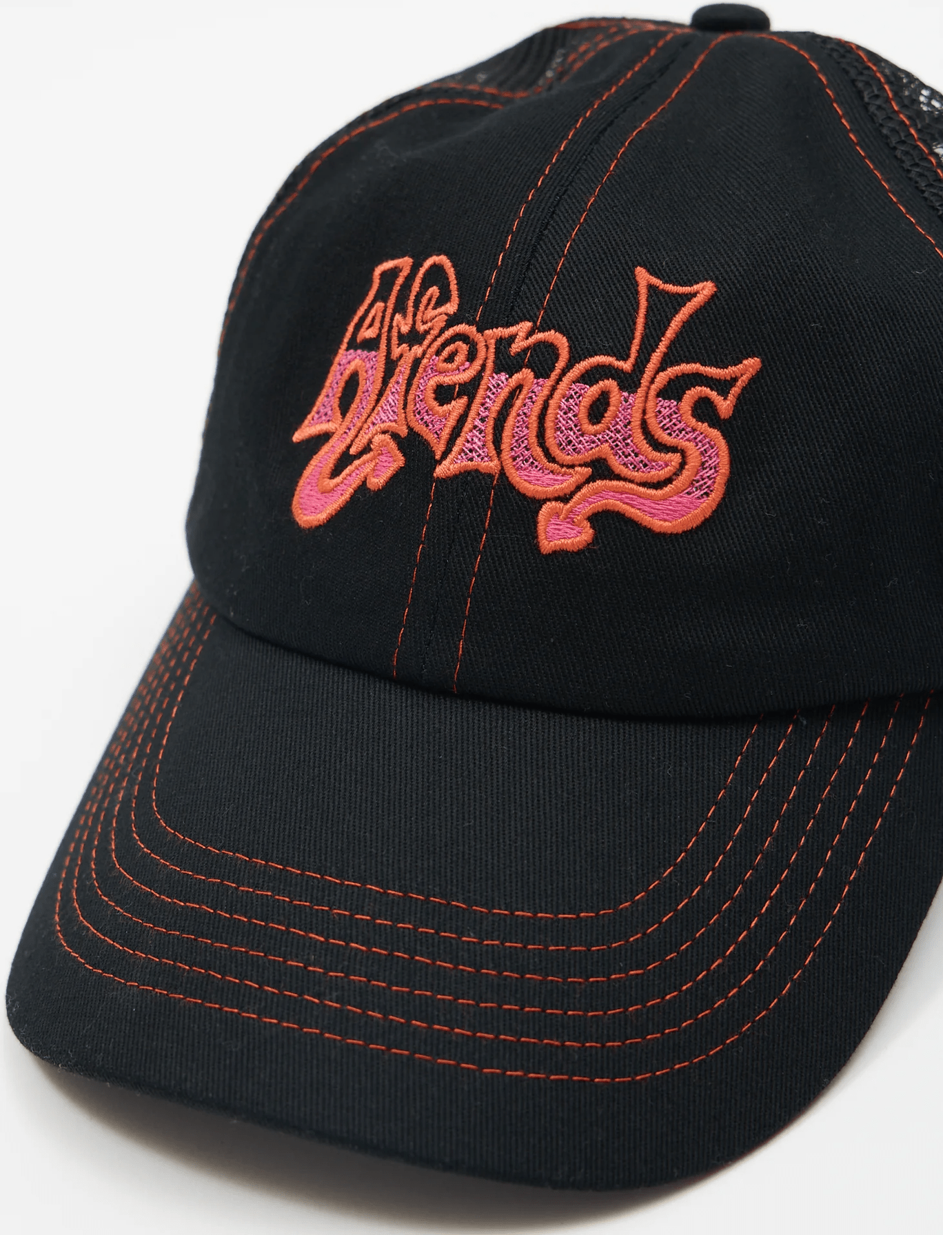 AFENDS Splash- Six Panel Mesh Cap - Black