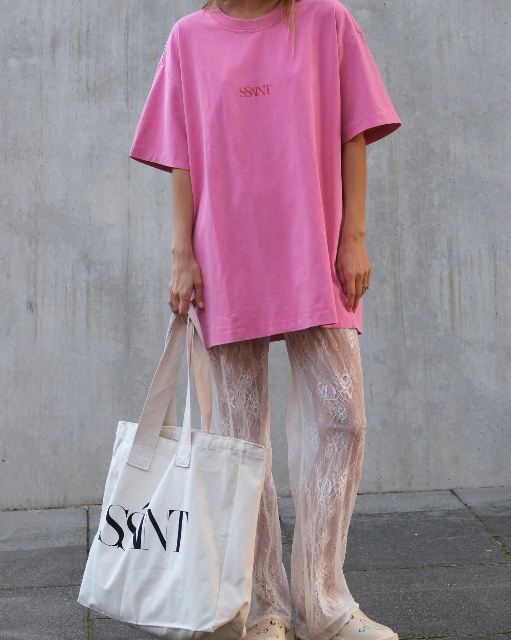 SSAINT No Vacancy Tee - Dark Pink