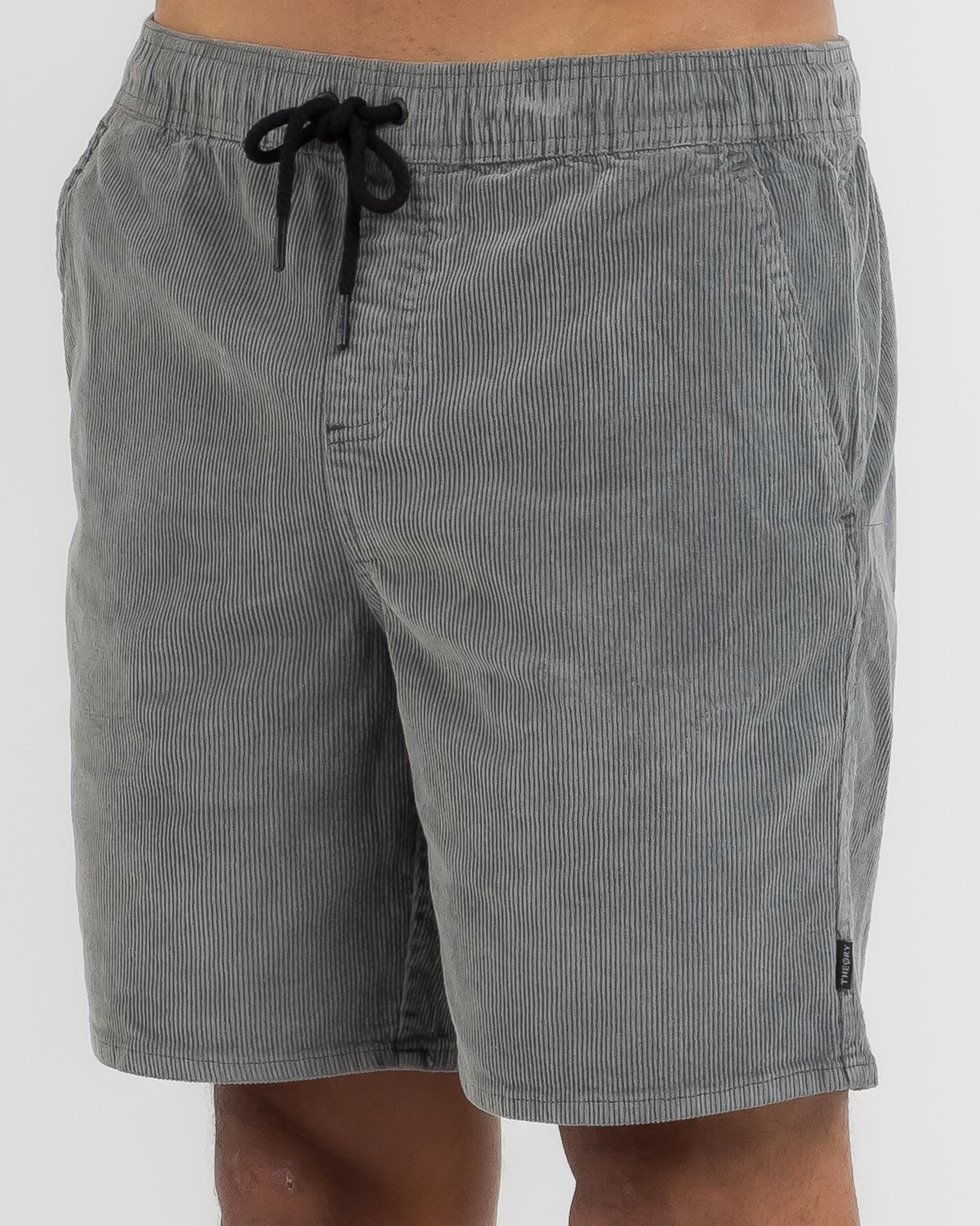 SILENT THEORY Cord short - Grey