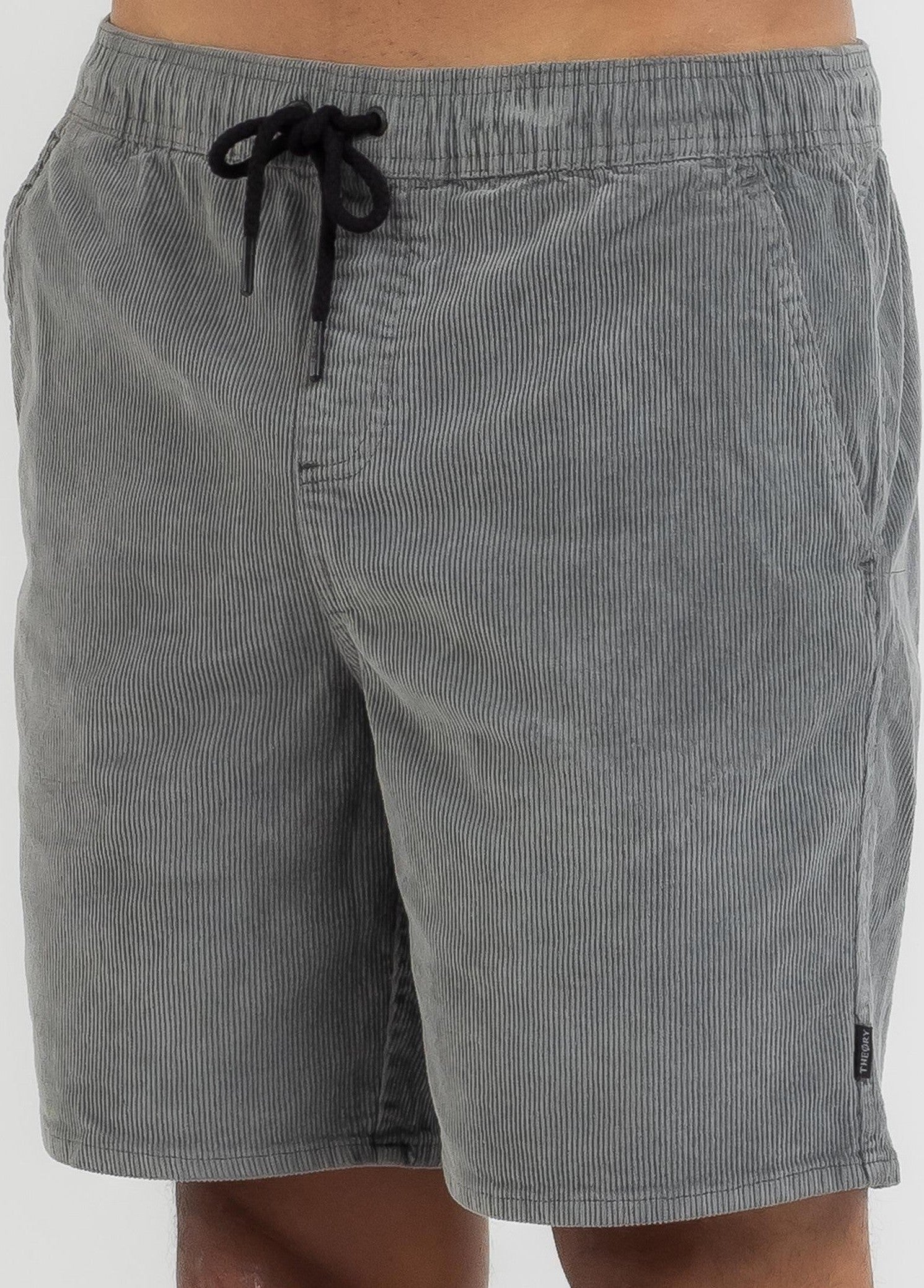 SILENT THEORY Cord short - Grey