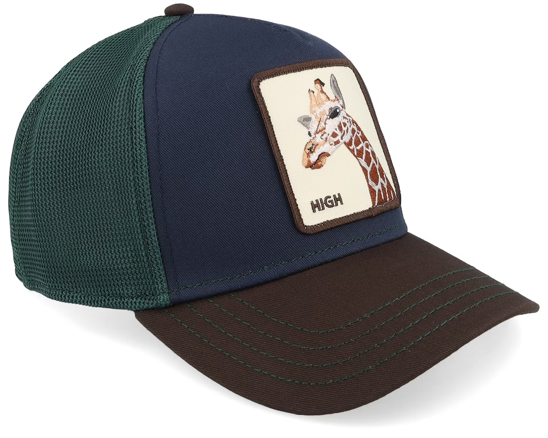 GOORIN BROS Tricolor Giraffe Tri Tone Multi Color A-Frame Trucker