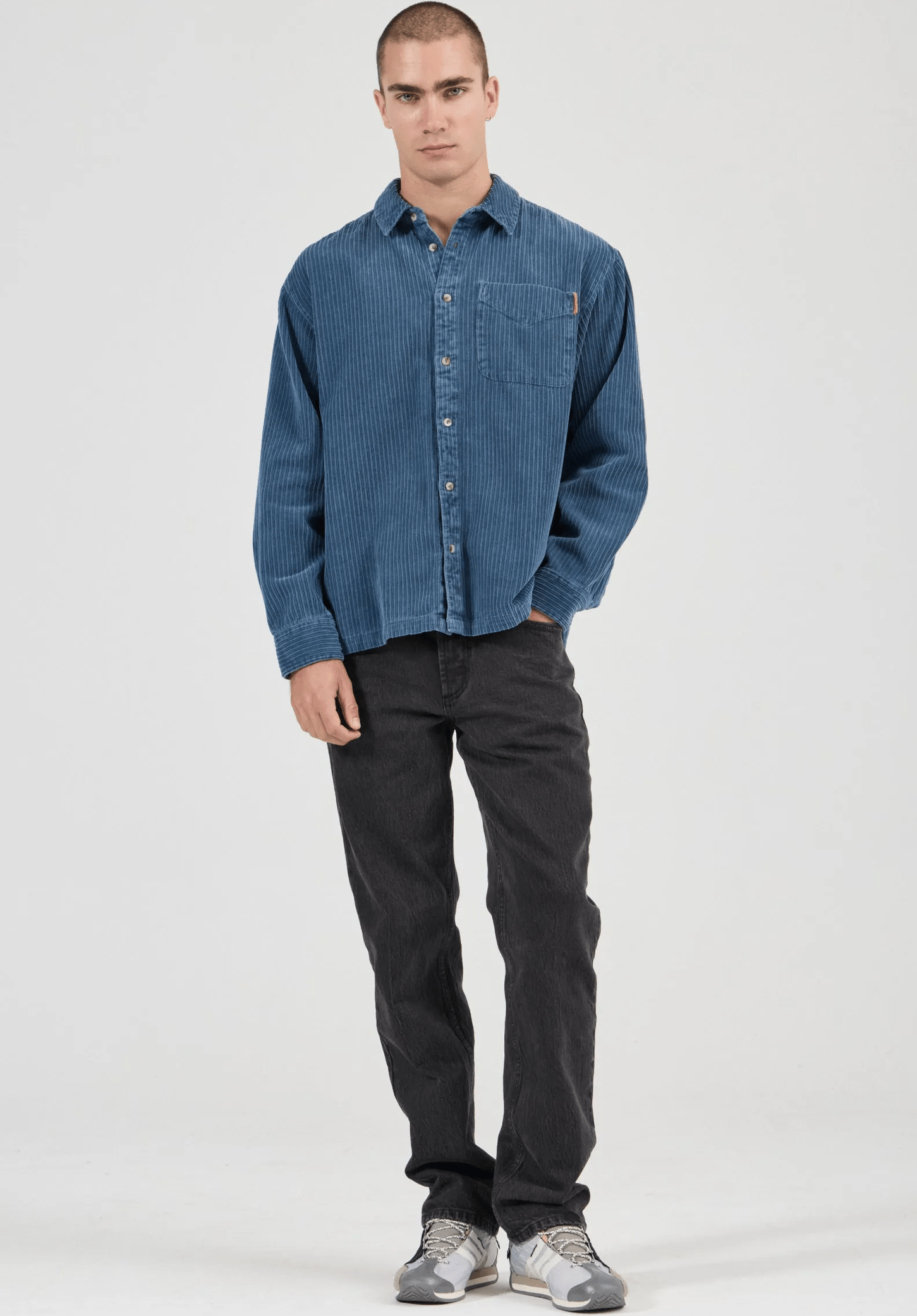 ROLLA'S Campus Chunky Cord LS Shirt