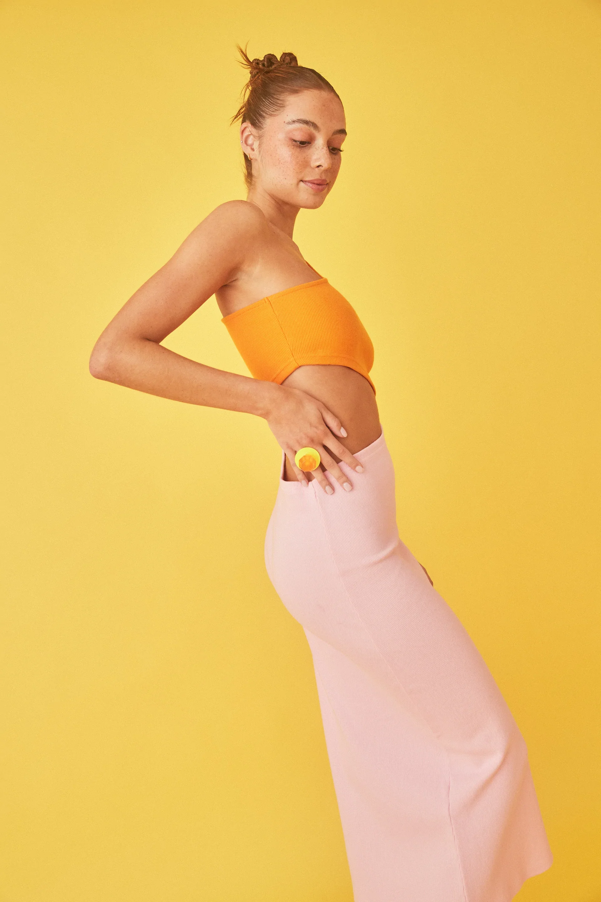 Summi Summi Gemini Midi - Tangerine / Candy Pink