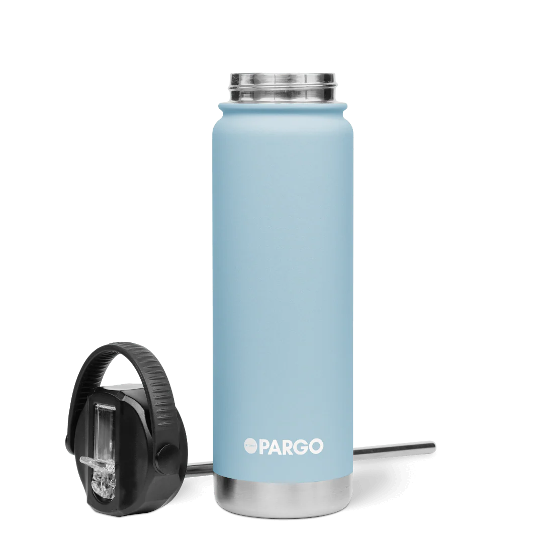 PROJECT PARGO 750mL Insulated Bottle w/ Straw Lid - Bay blue