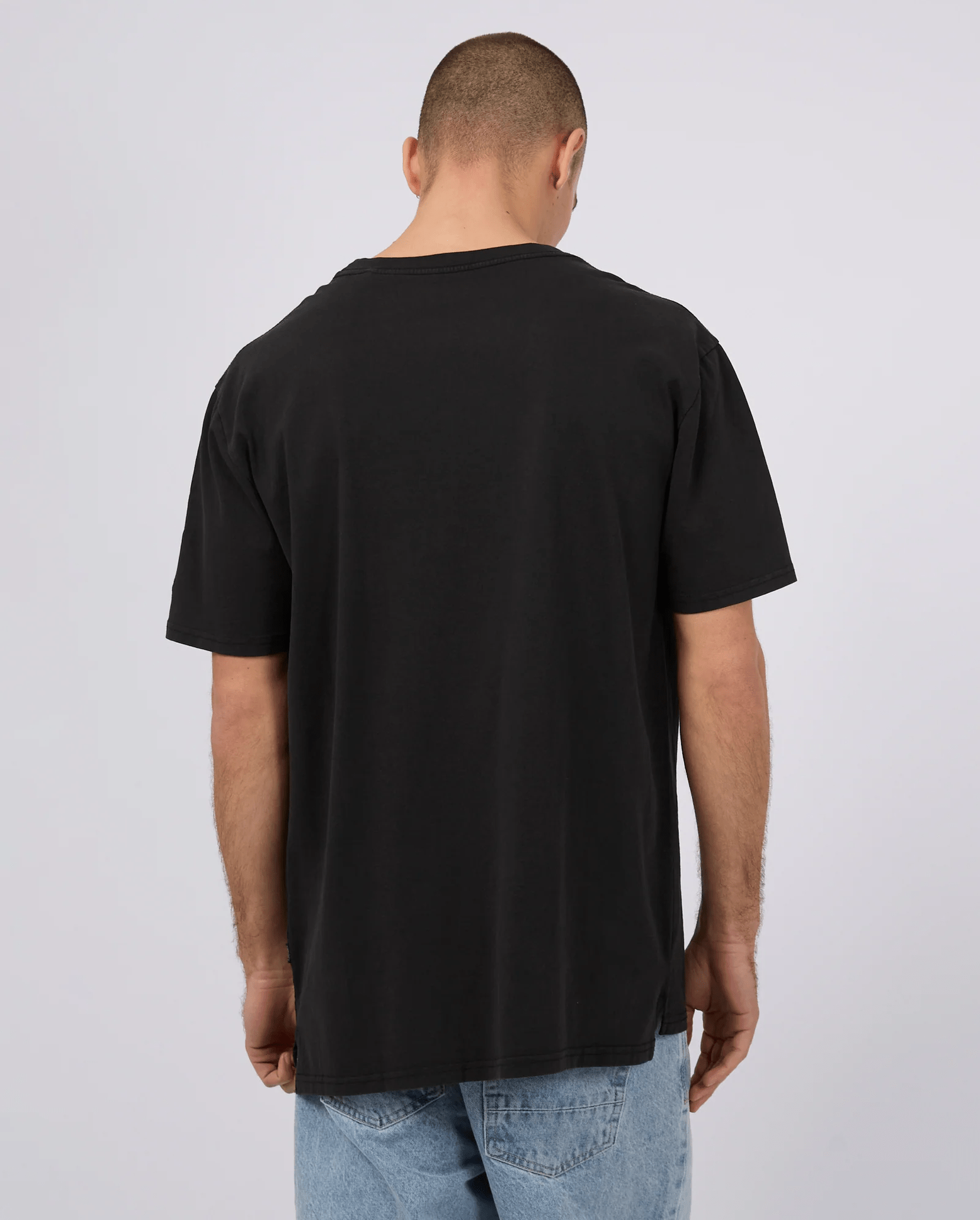 SILENT THEORY Surplus pocket tee II - Washed black