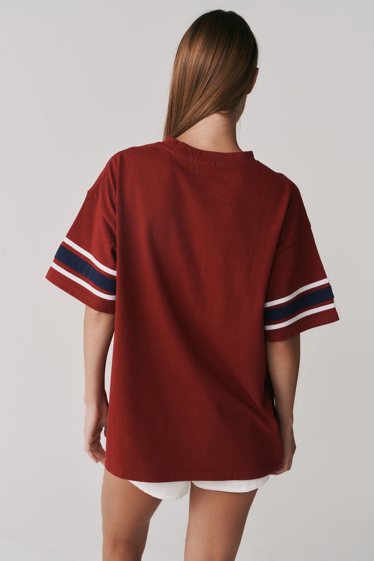 SSAINT - BORROWED OVERSIZED TEE - Brick Red