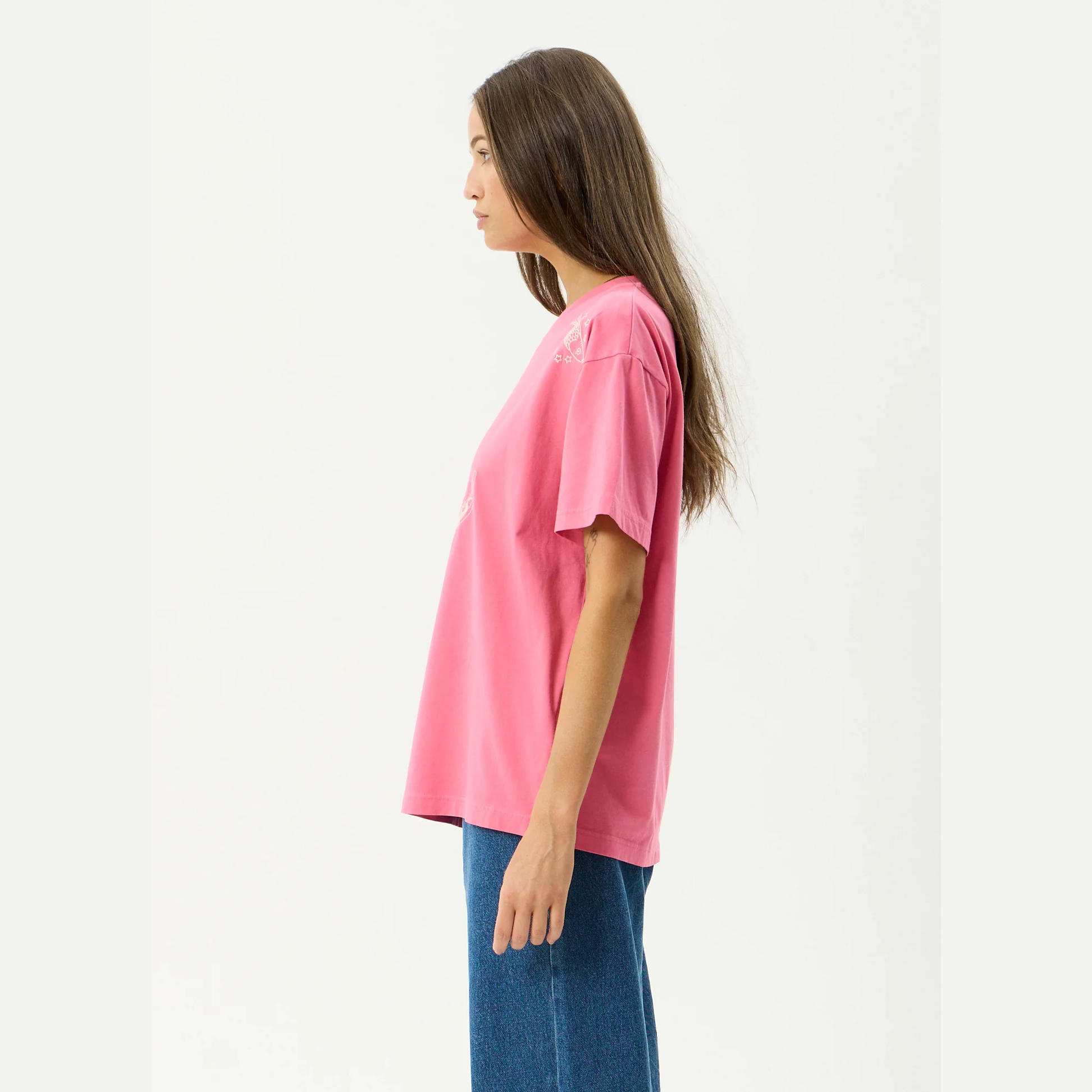 AFENDS Sea Siren Oversized - Washed Raspberry