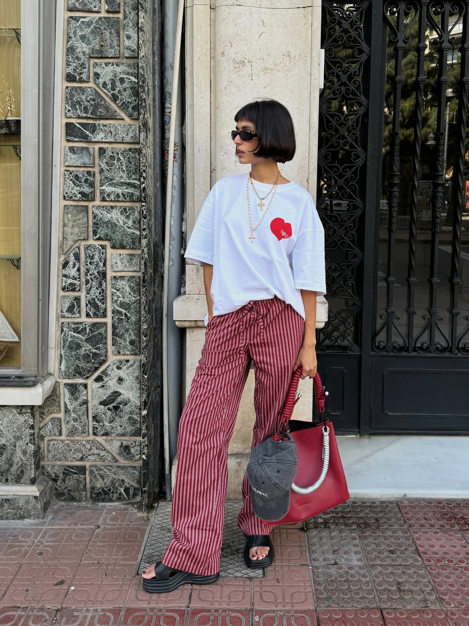 SSAINT Heart Tee - Red Heart