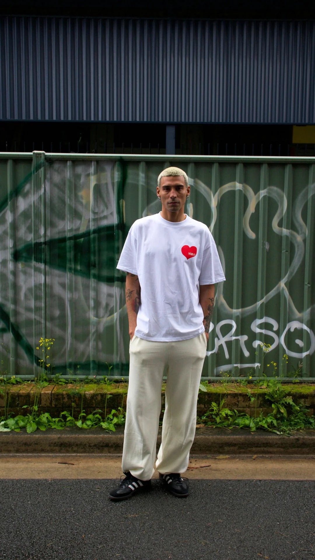 SSAINT Heart Tee - Red Heart
