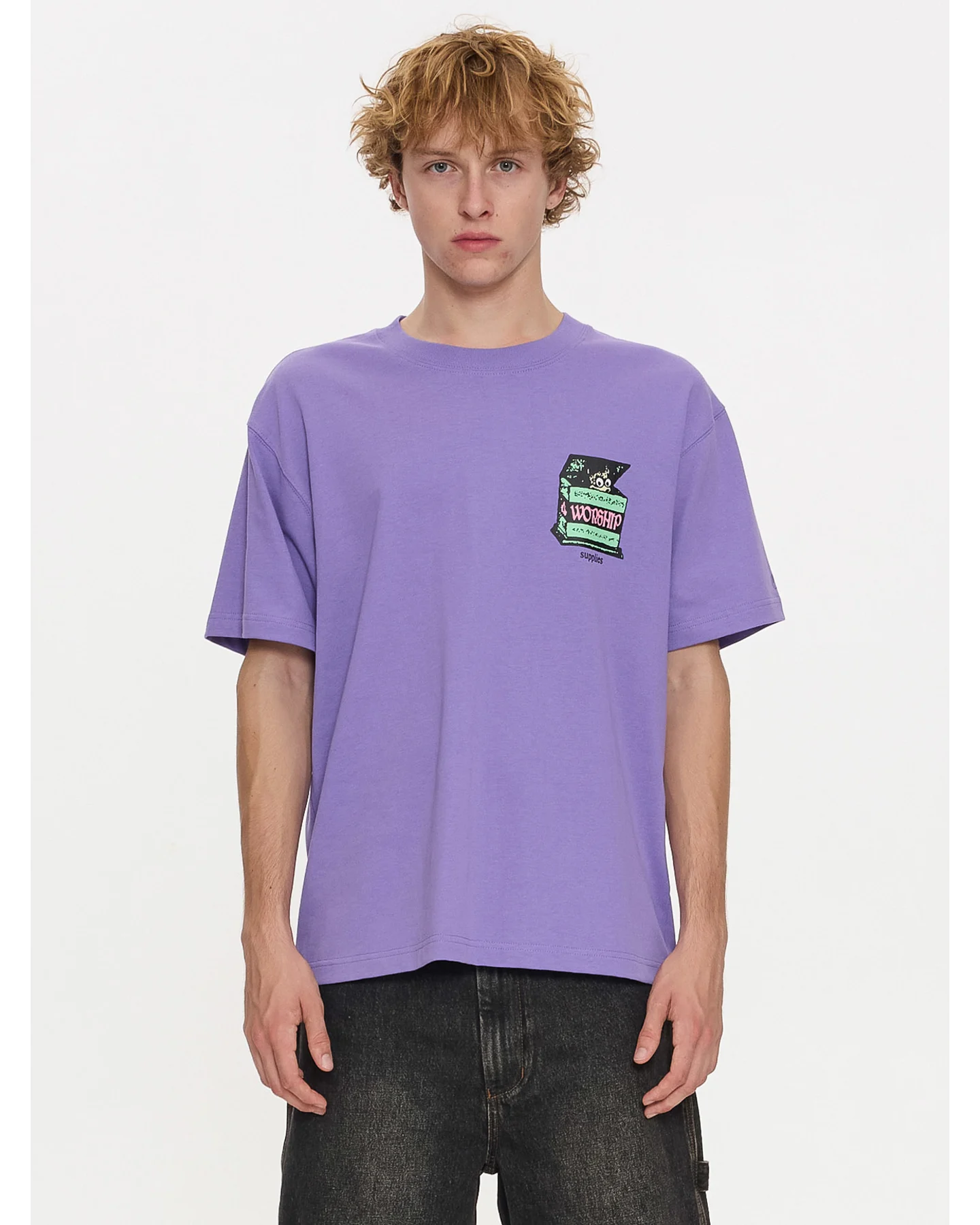 WORSHIP Surprise Tee - Posty Purple