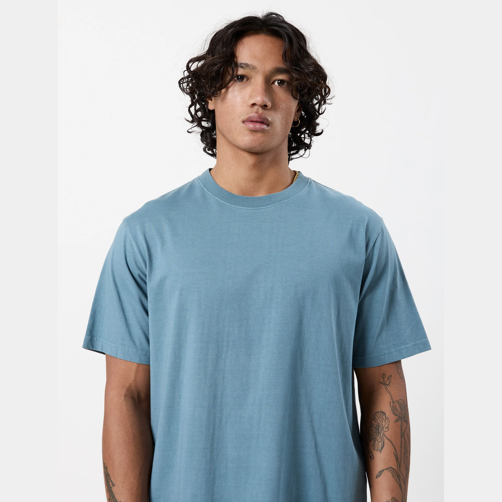 MR SIMPLE Heavy weight tee - Denim